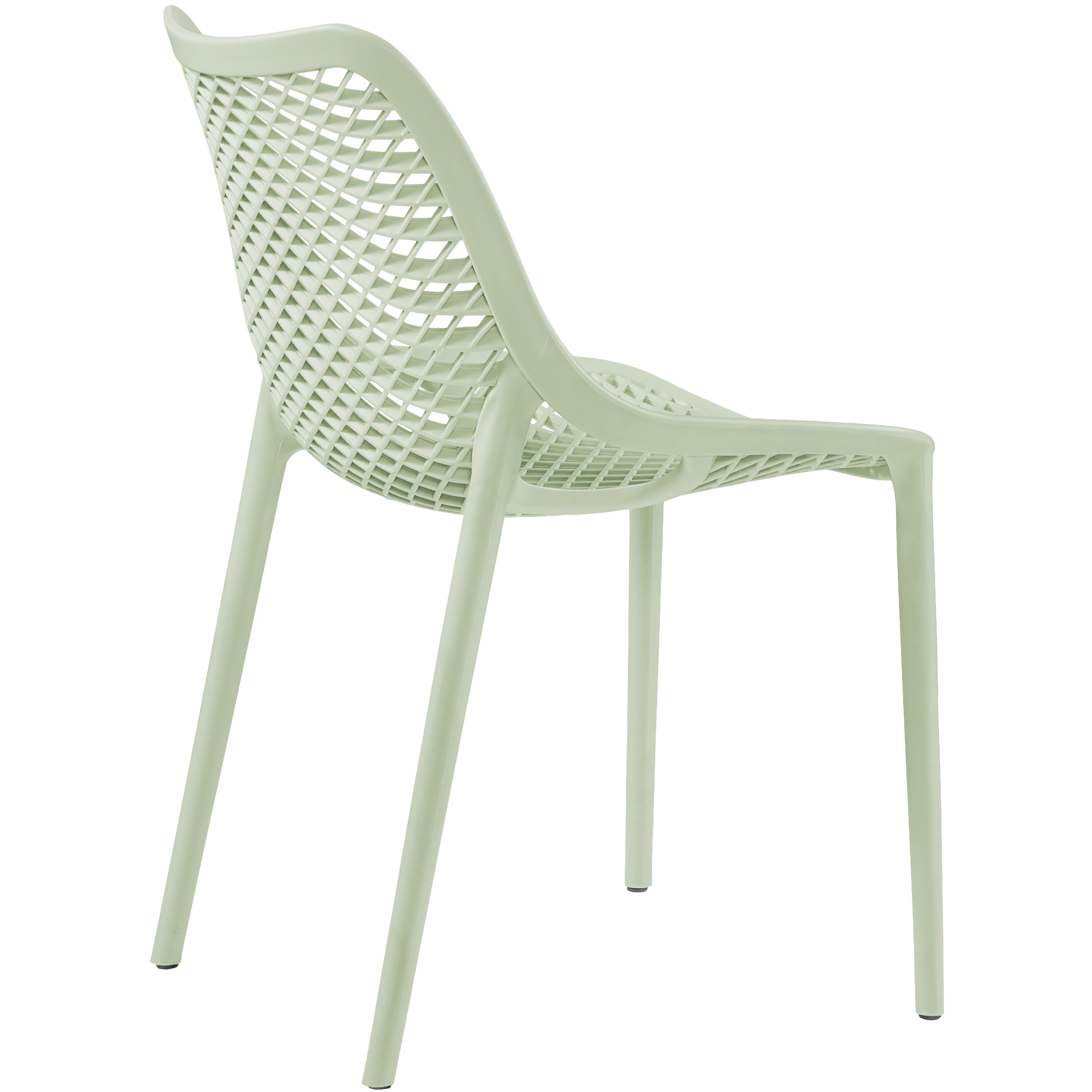 Meridian Mykonos Mint Outdoor Patio Dining Chair