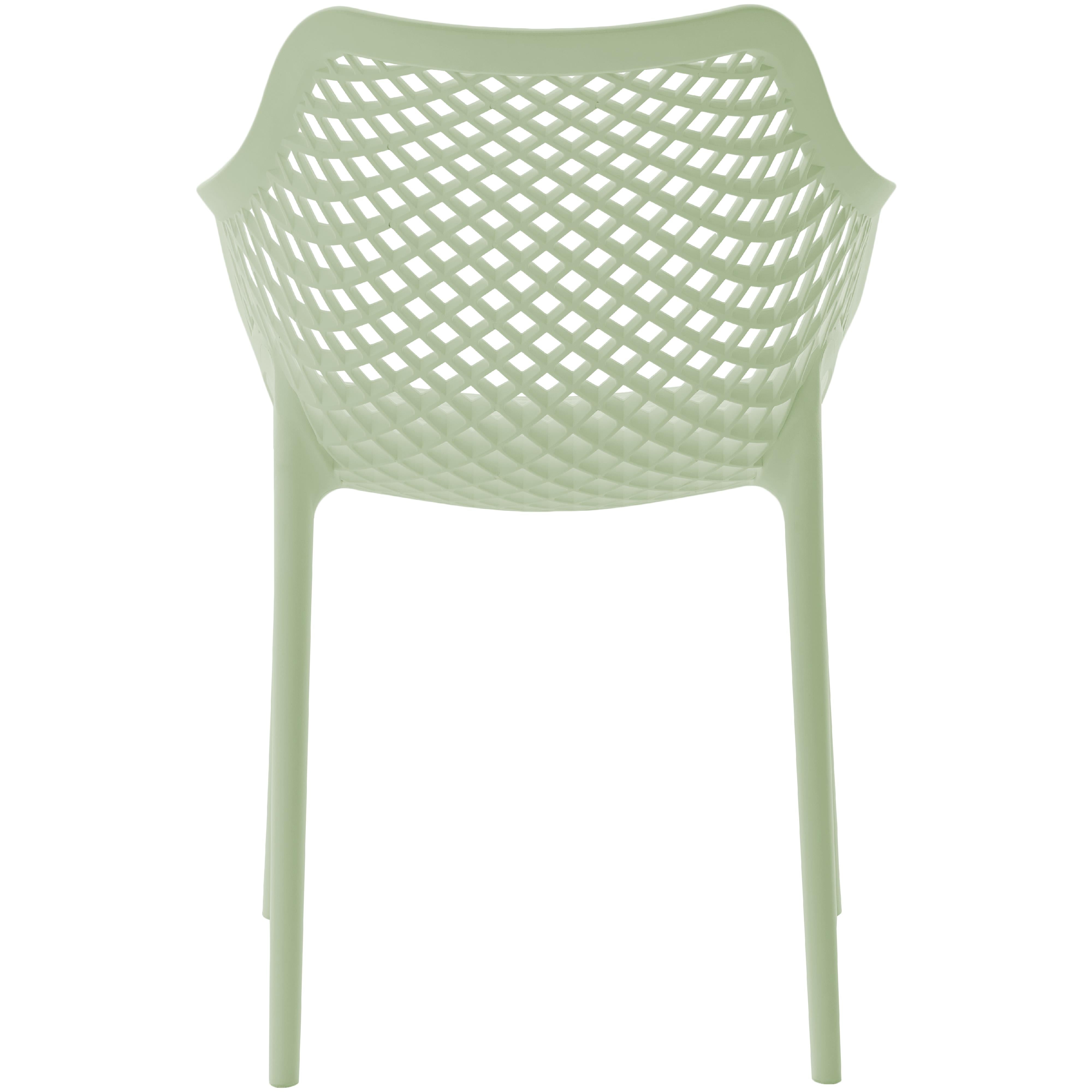 Meridian Mykonos Mint Outdoor Patio Dining Chair