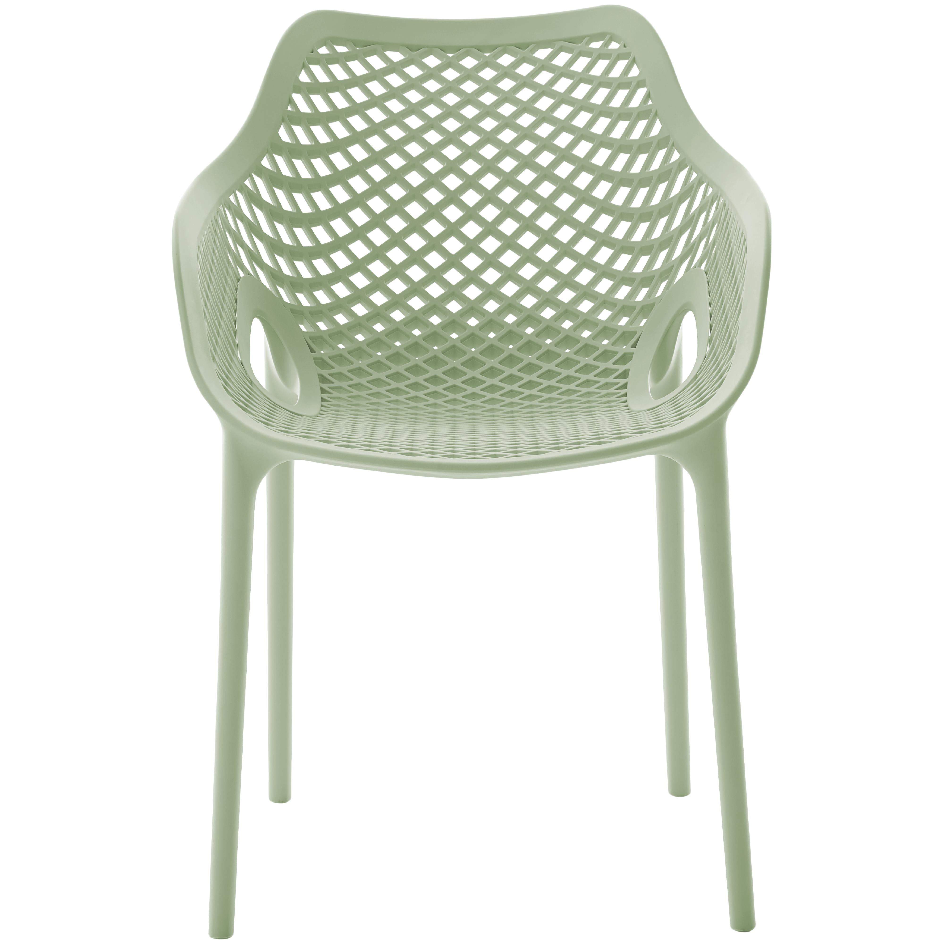 Meridian Mykonos Mint Outdoor Patio Dining Chair