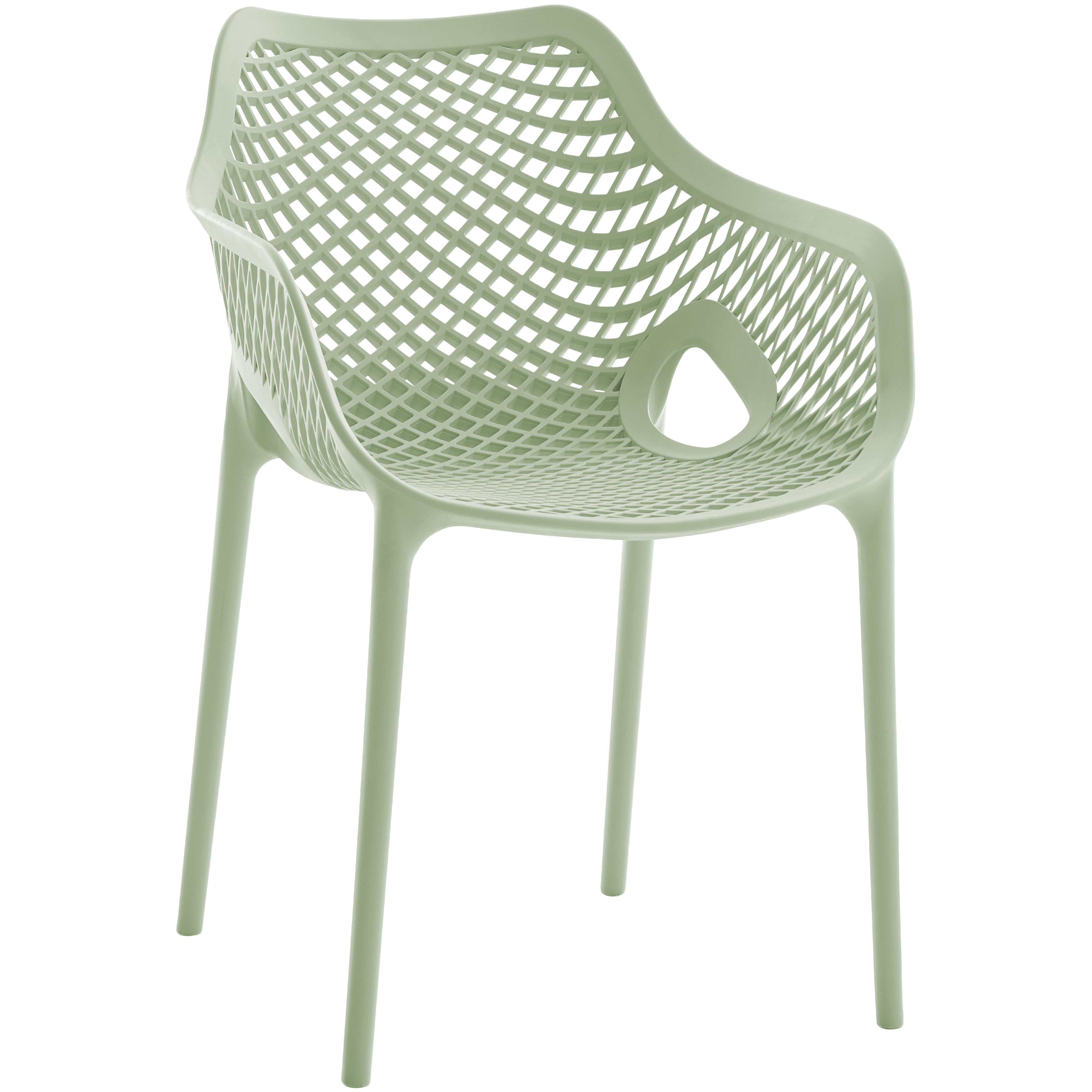 Meridian Mykonos Mint Outdoor Patio Dining Chair