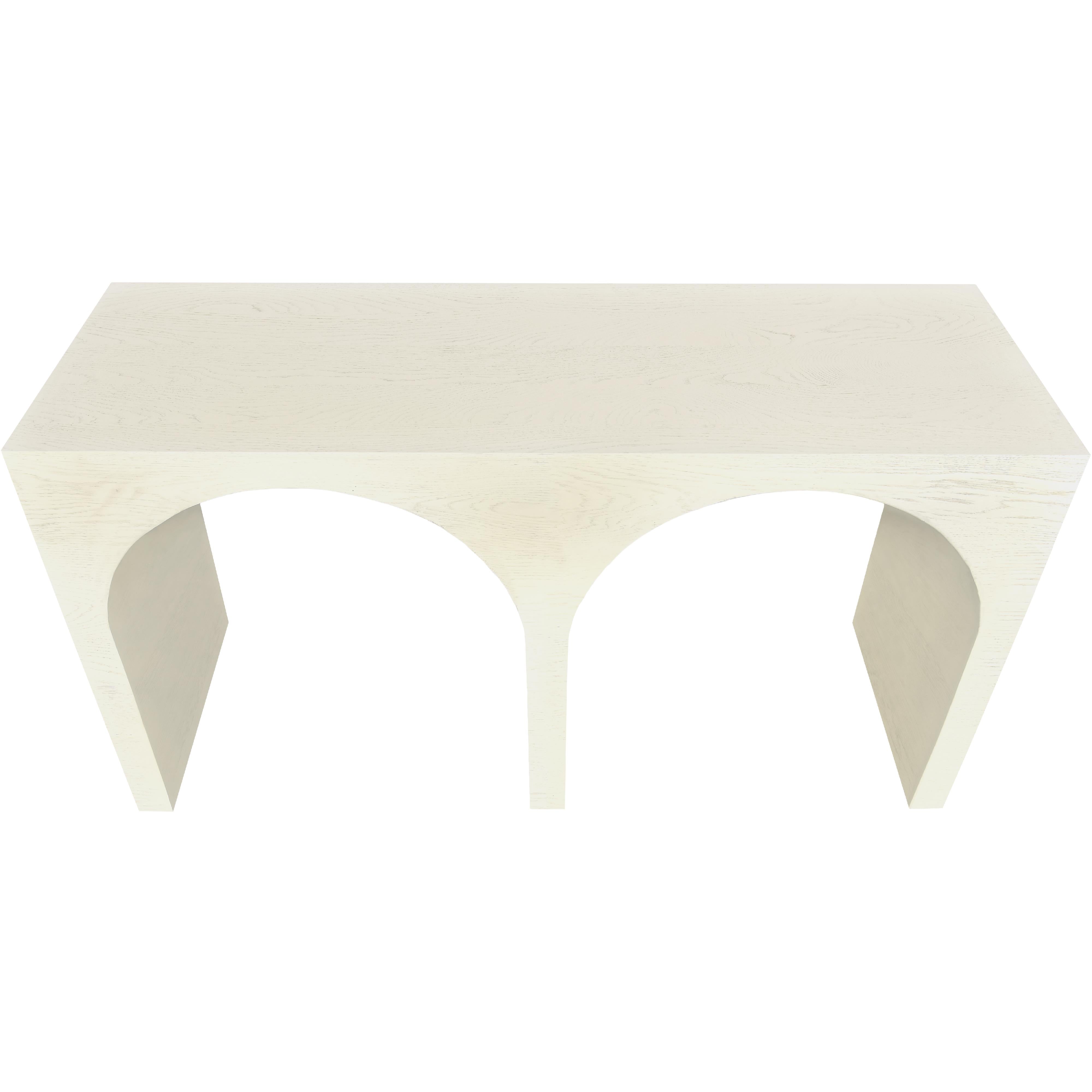 Meridian June Cream Oak Console Table