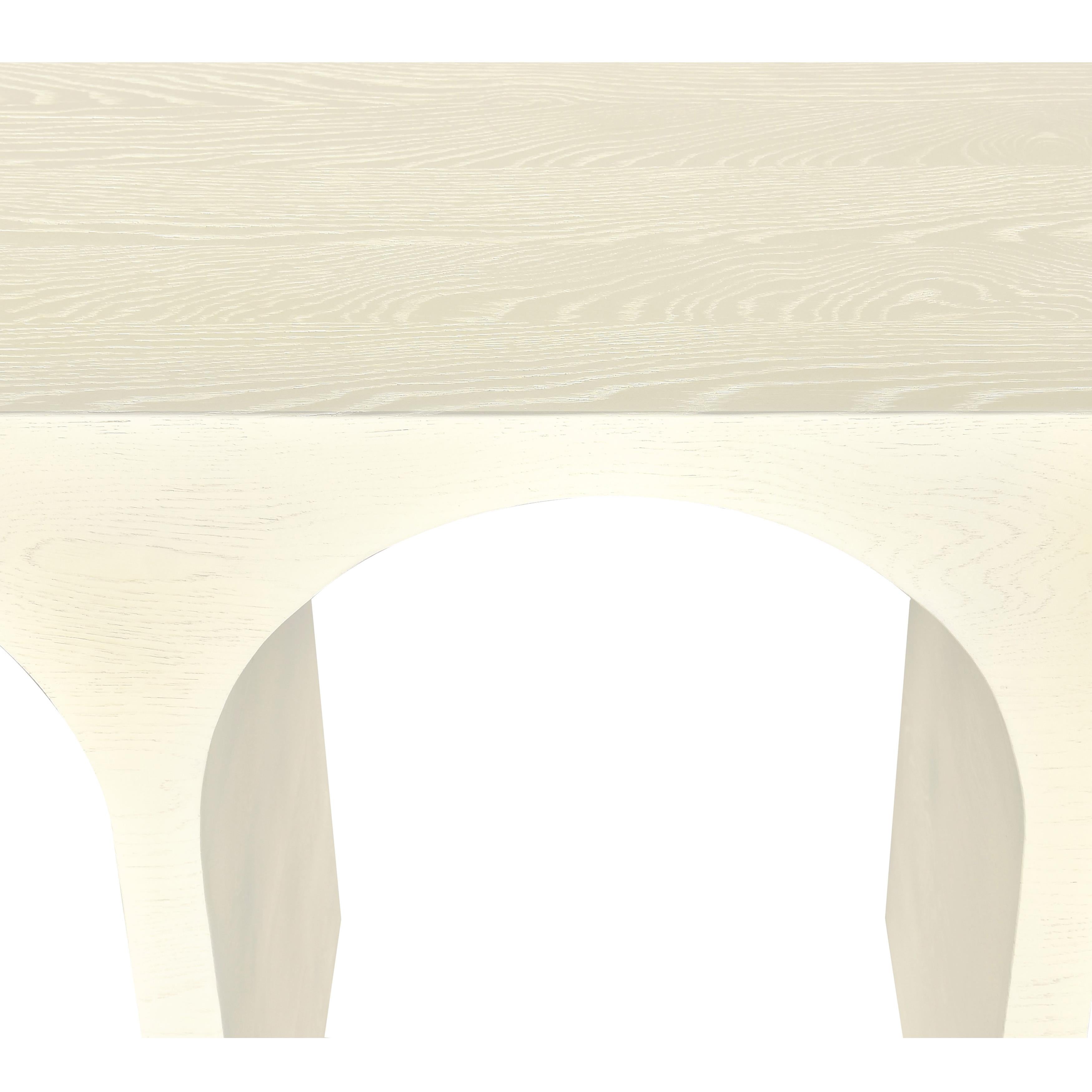 Meridian June Cream Oak Console Table