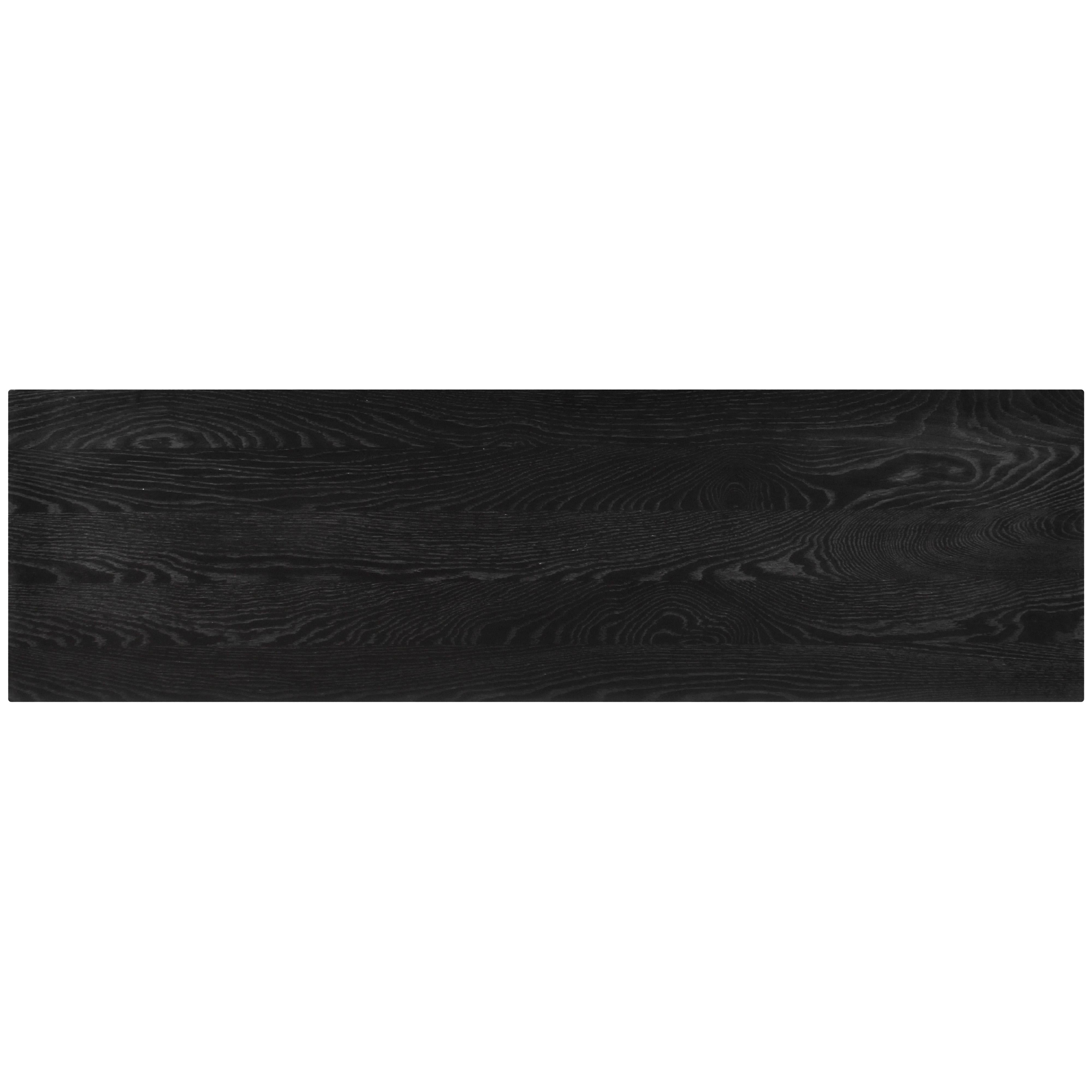 Meridian June Black Oak Console Table