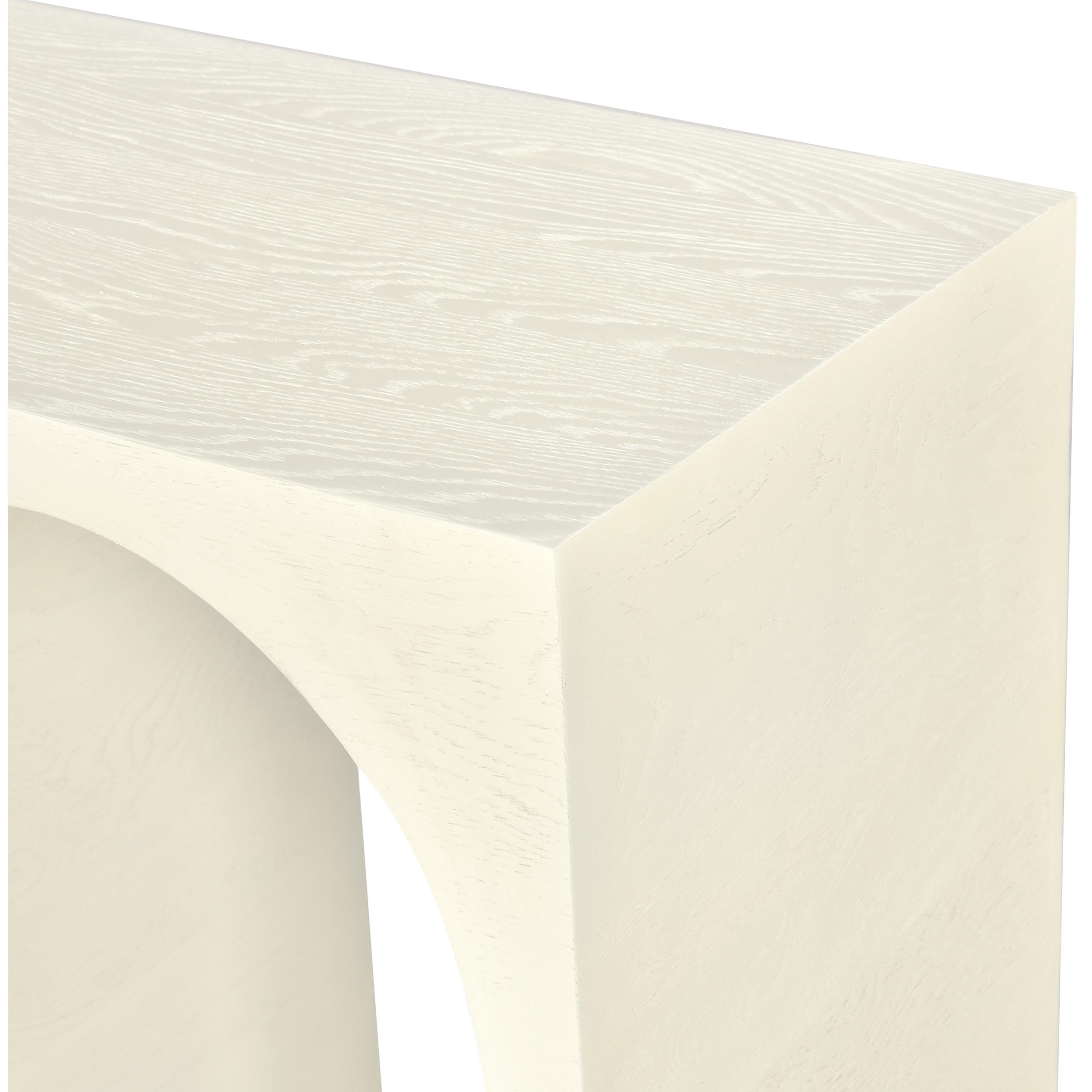 Meridian June Cream Oak Console Table