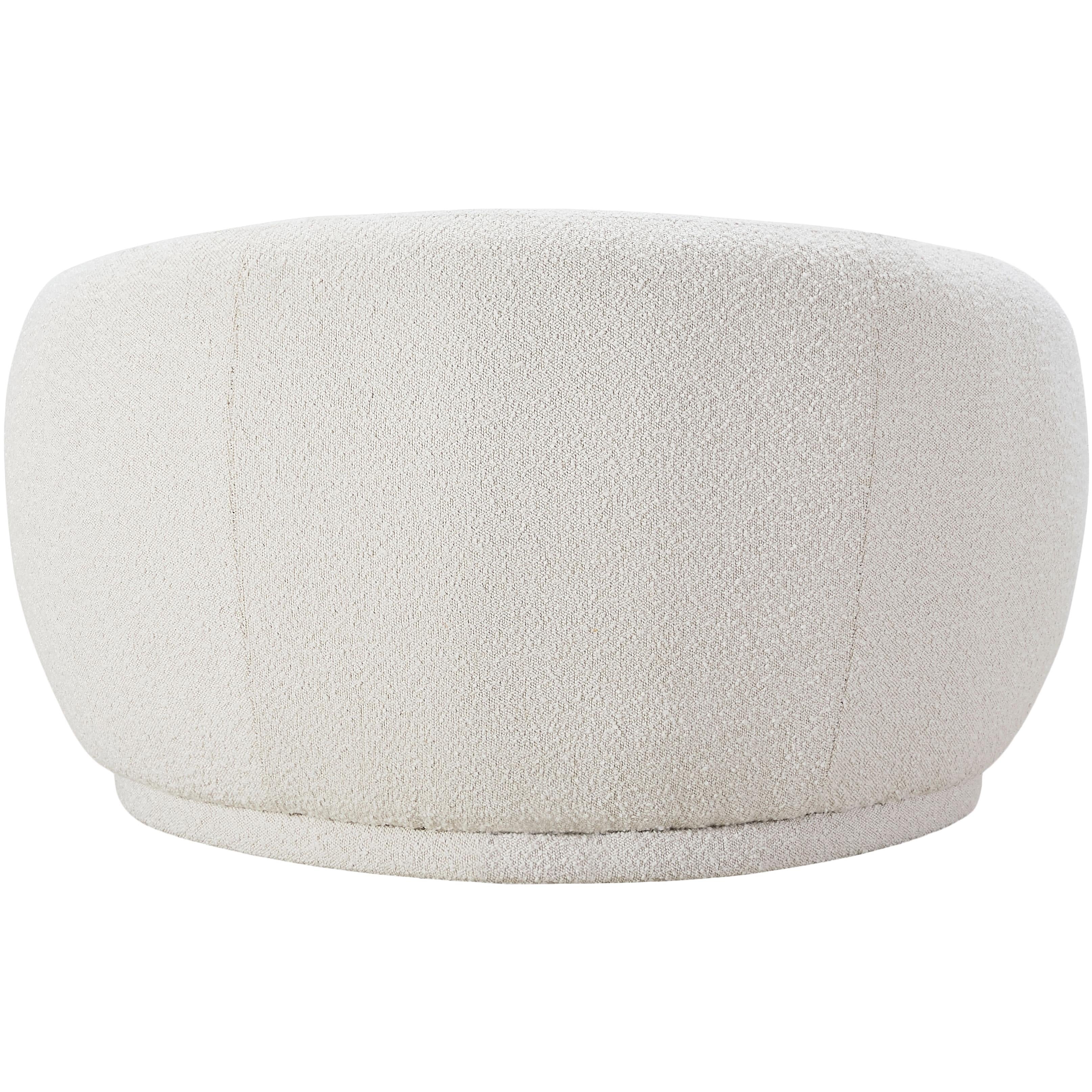 Meridian Hyde Cream Boucle Fabric Chair