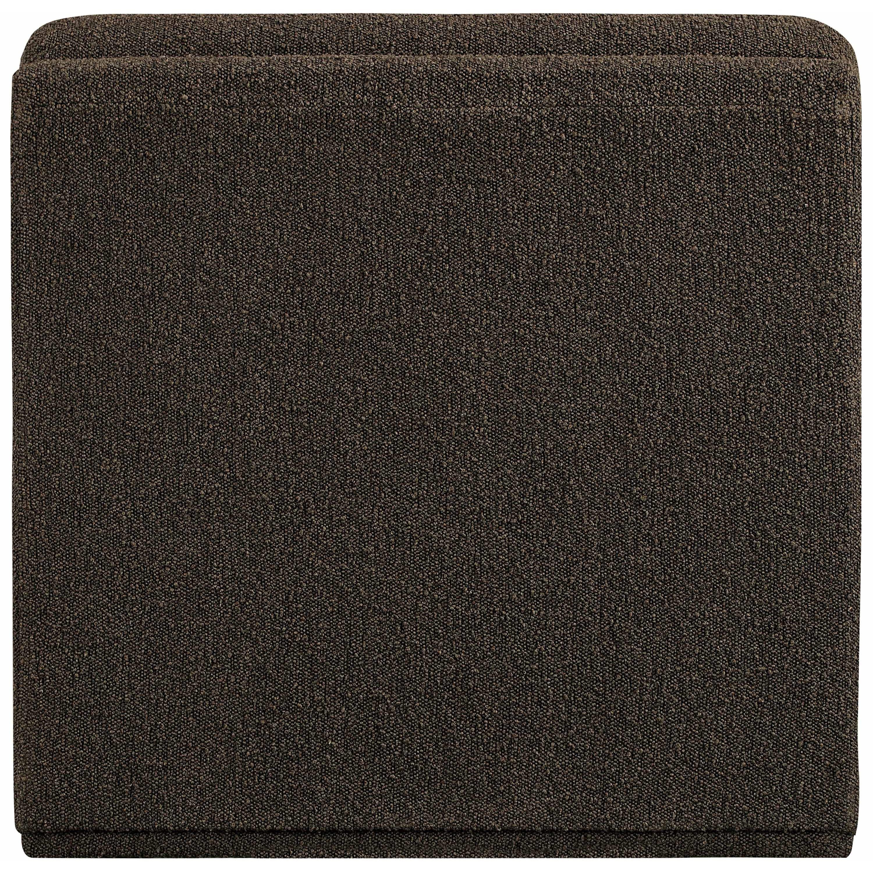 Meridian Ollie Brown Boucle Fabric Armless
