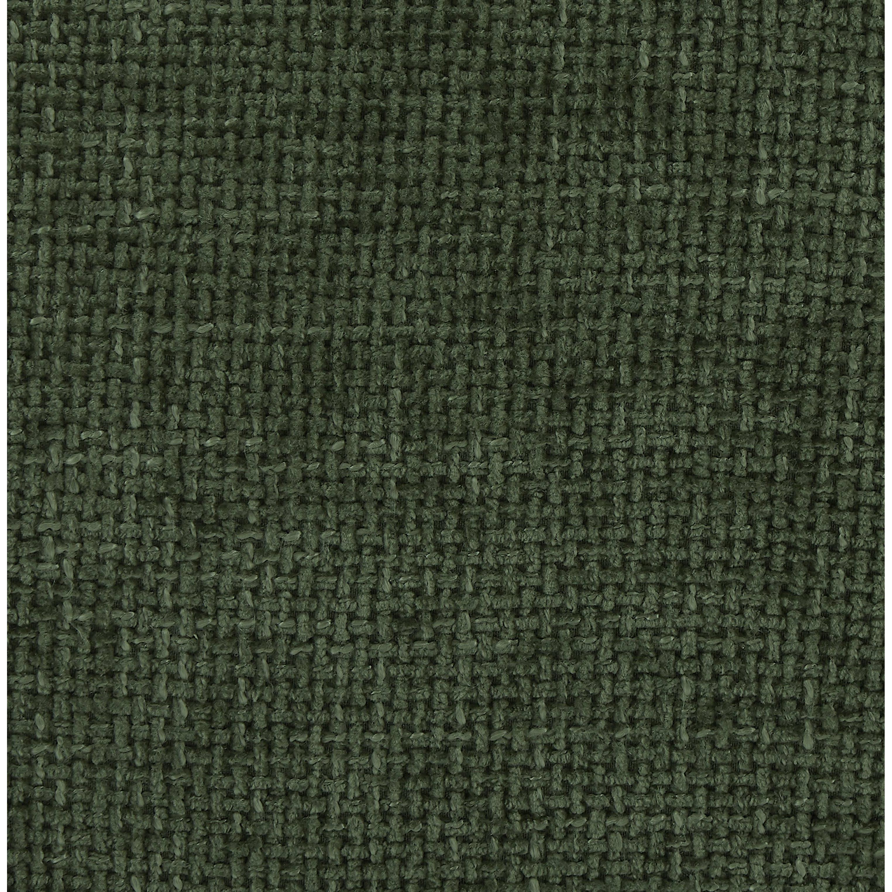 Meridian Quinn Green Chenille Fabric Armless Chair