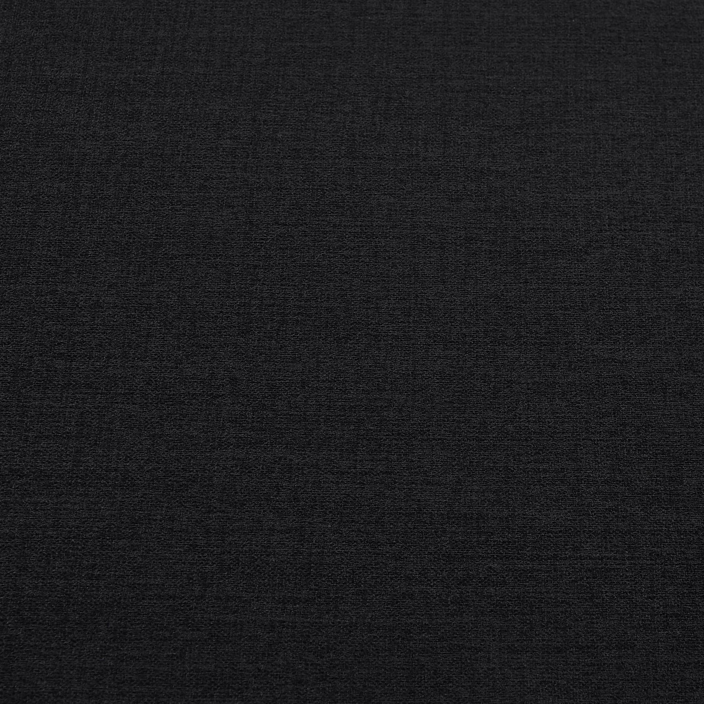 Meridian Kimora Black Linen Textured Fabric Chair