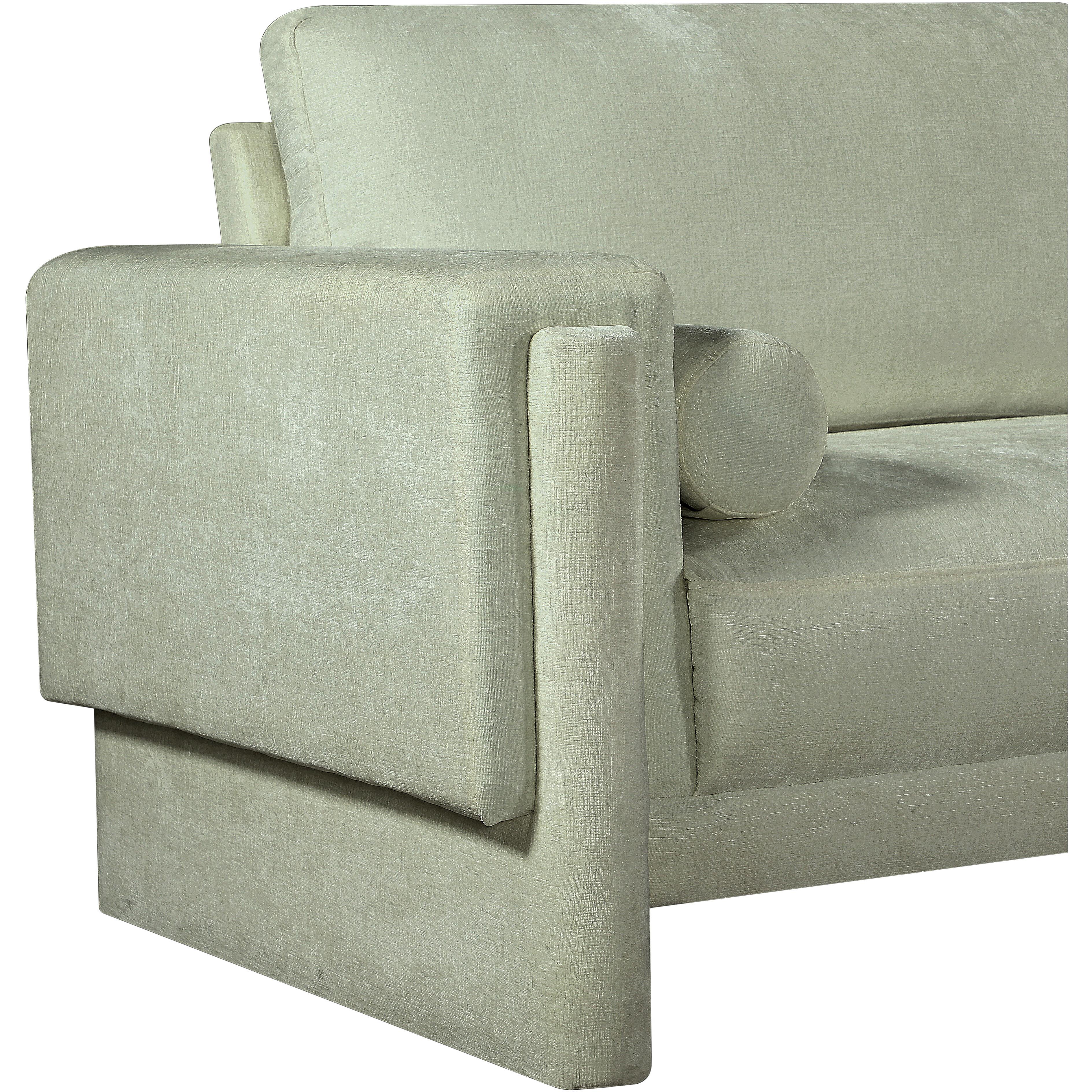 Meridian Madeline Mint Chenille Fabric Chair