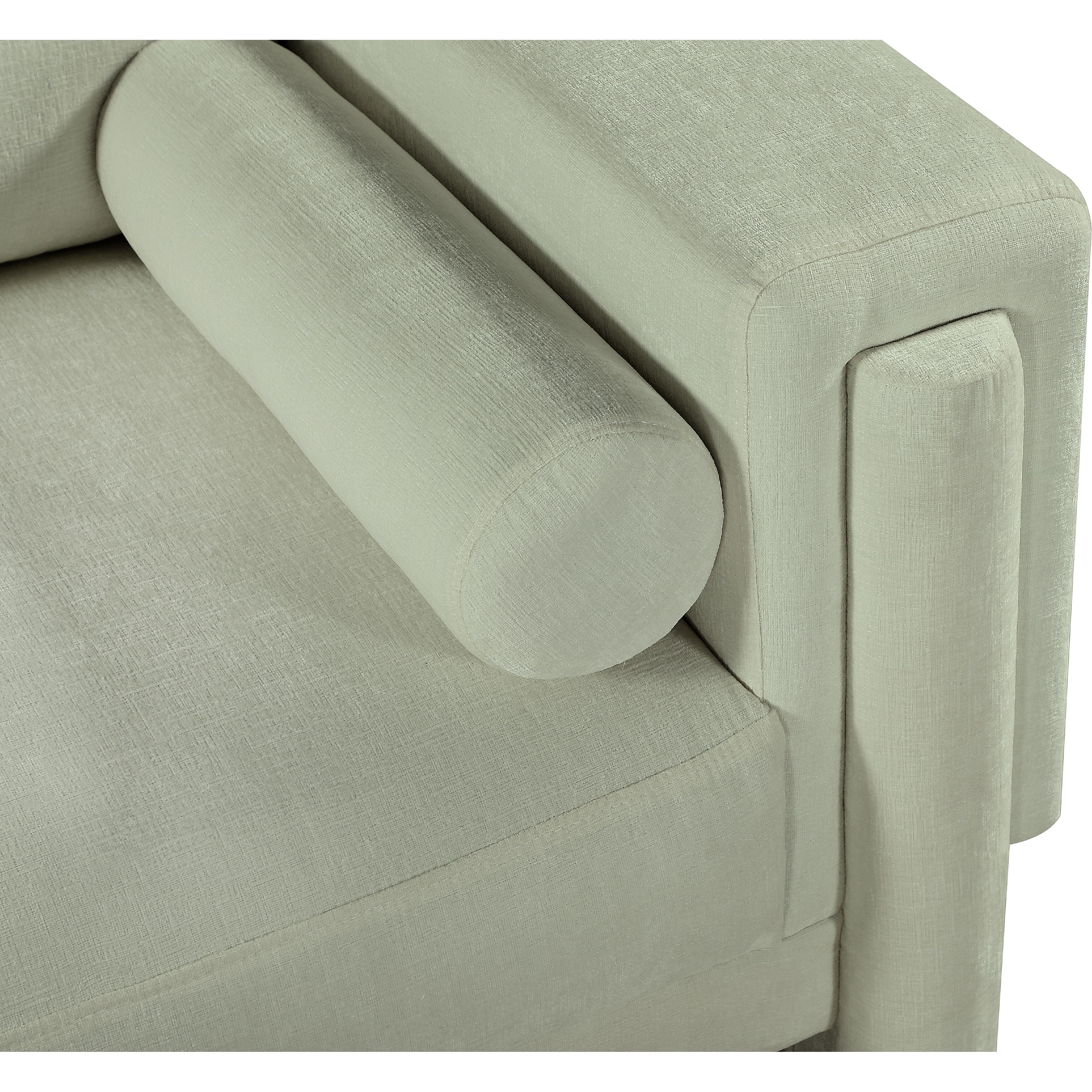Meridian Madeline Mint Chenille Fabric Chair