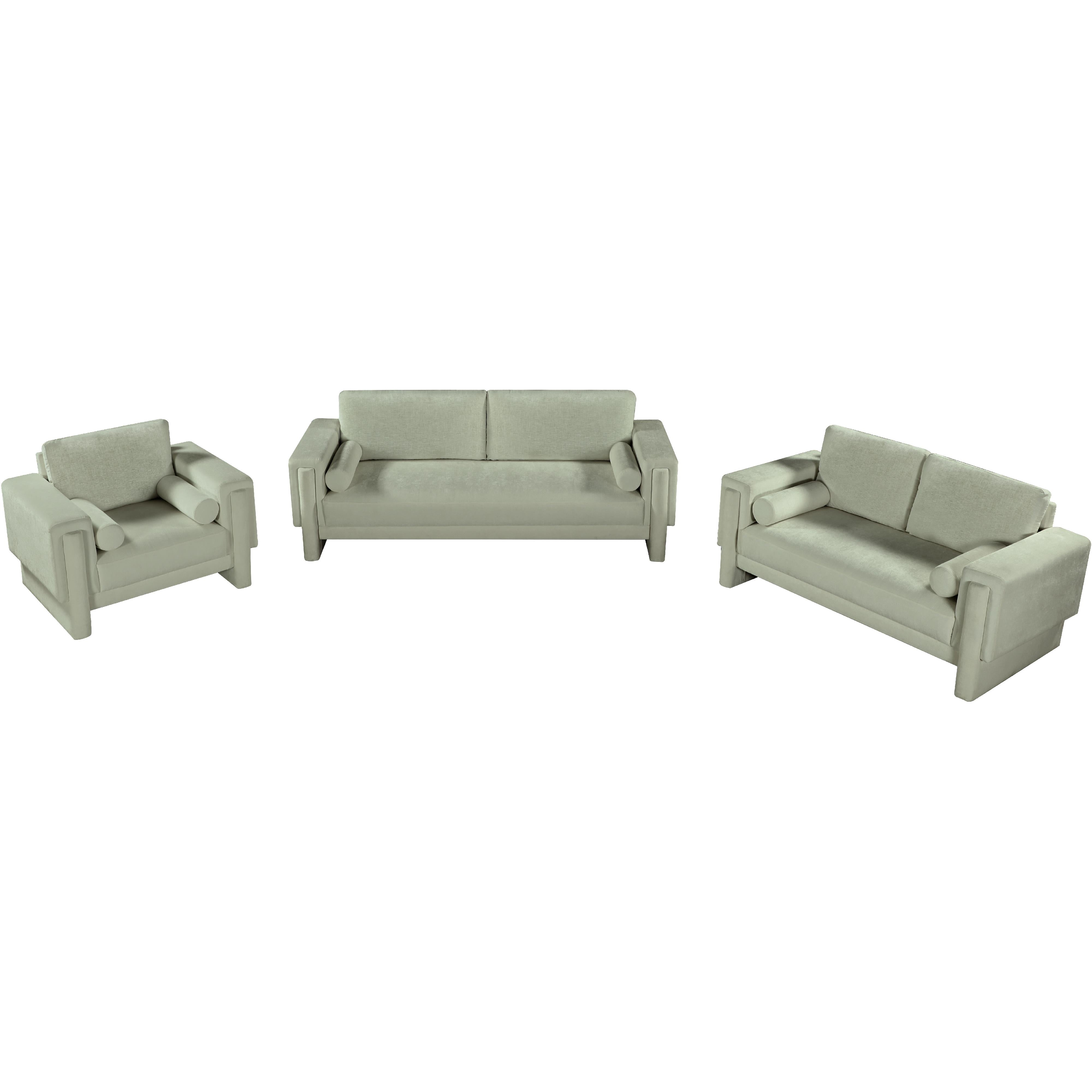 Meridian Madeline Mint Chenille Fabric Chair