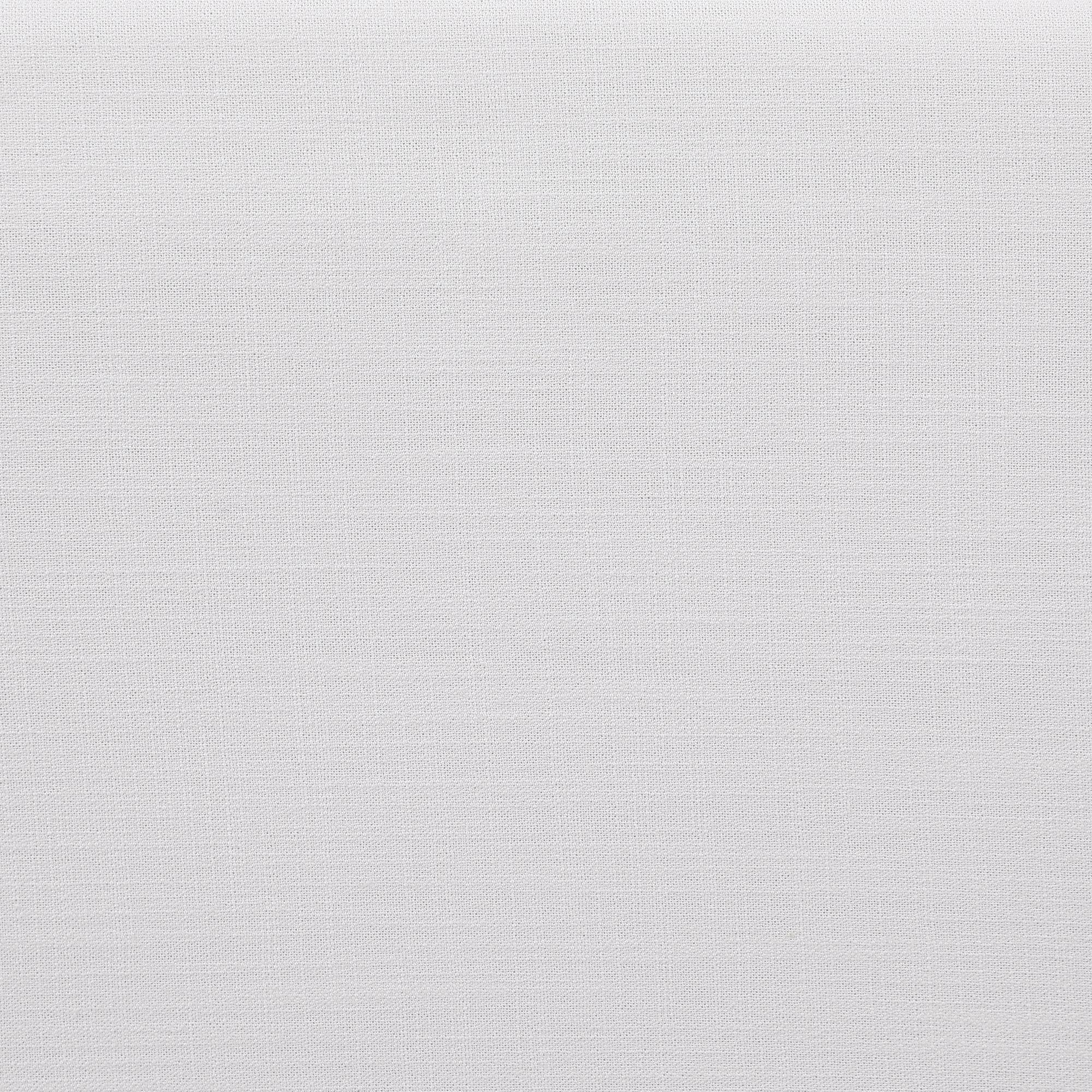 Meridian Comfy White Linen Textured Fabric Modular Corner Chair