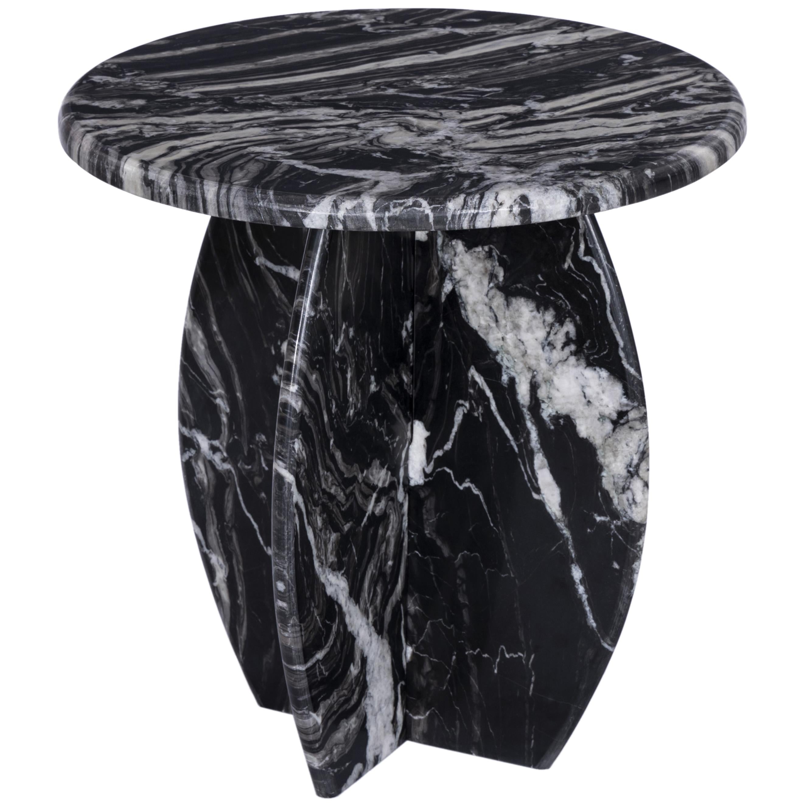 Meridian Formentera Black End Table