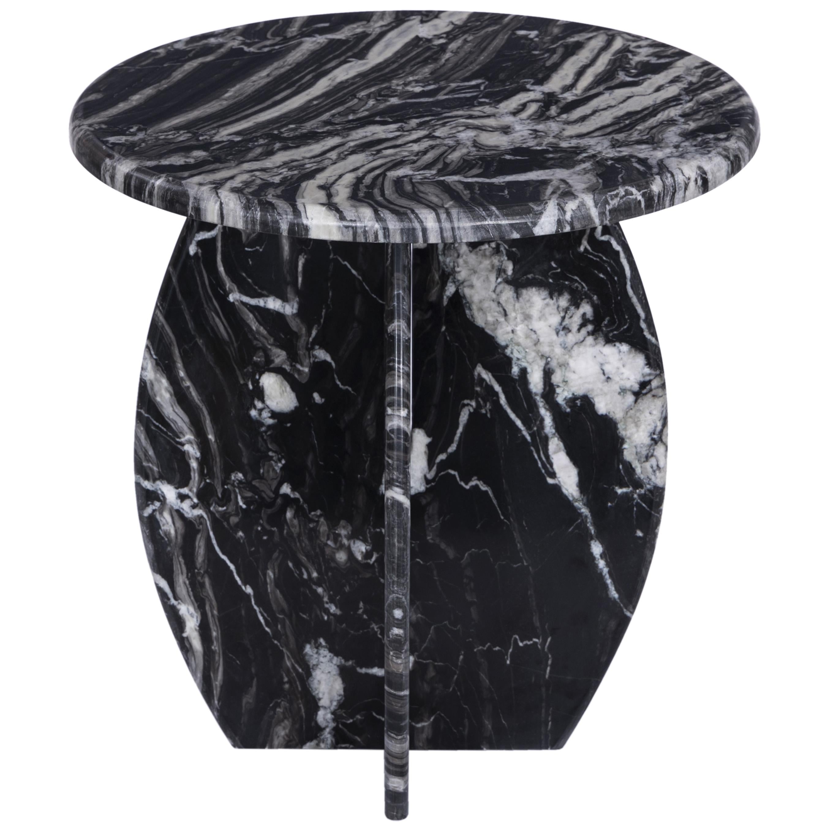 Meridian Formentera Black End Table