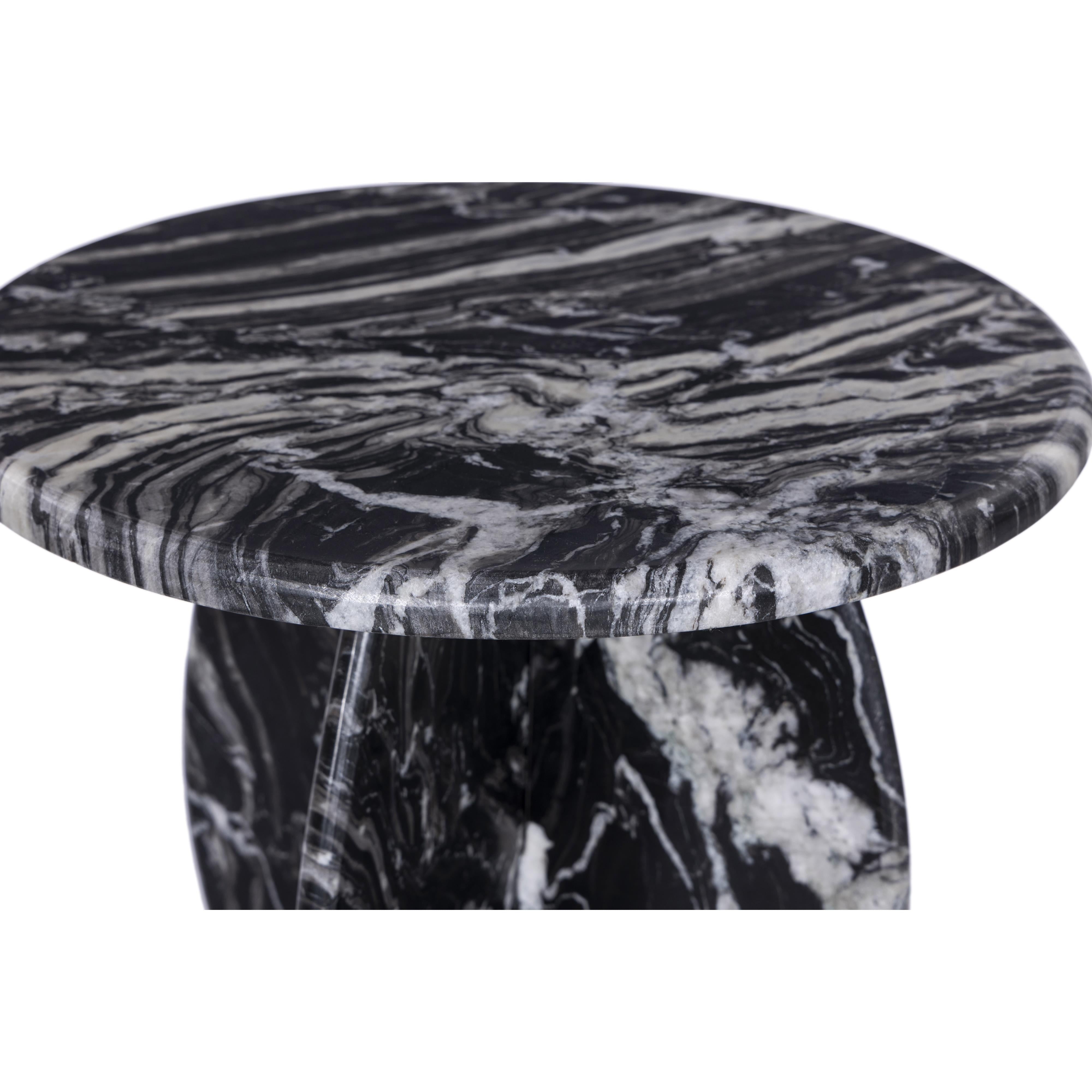 Meridian Formentera Black End Table