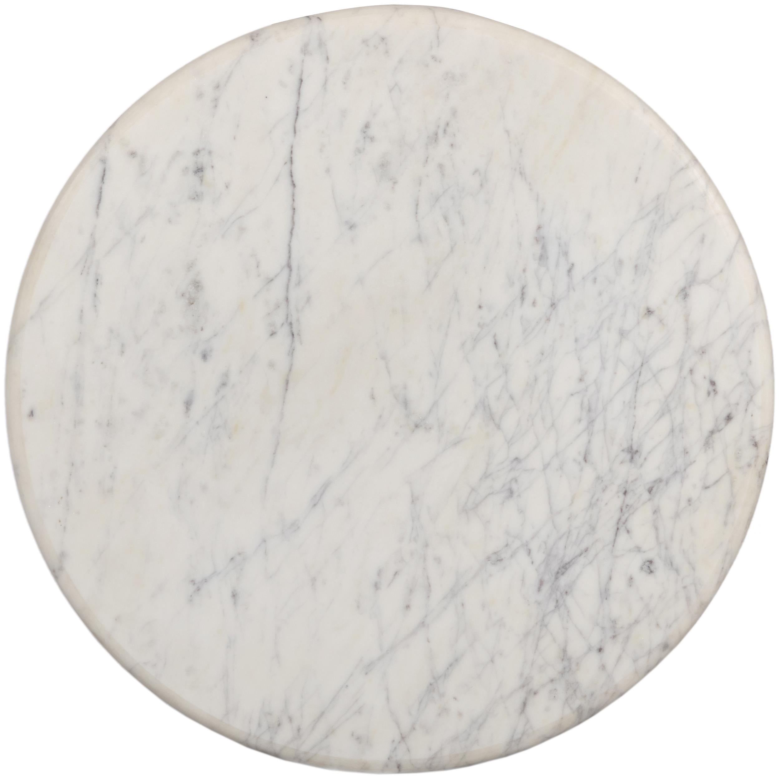 Meridian Formentera White End Table
