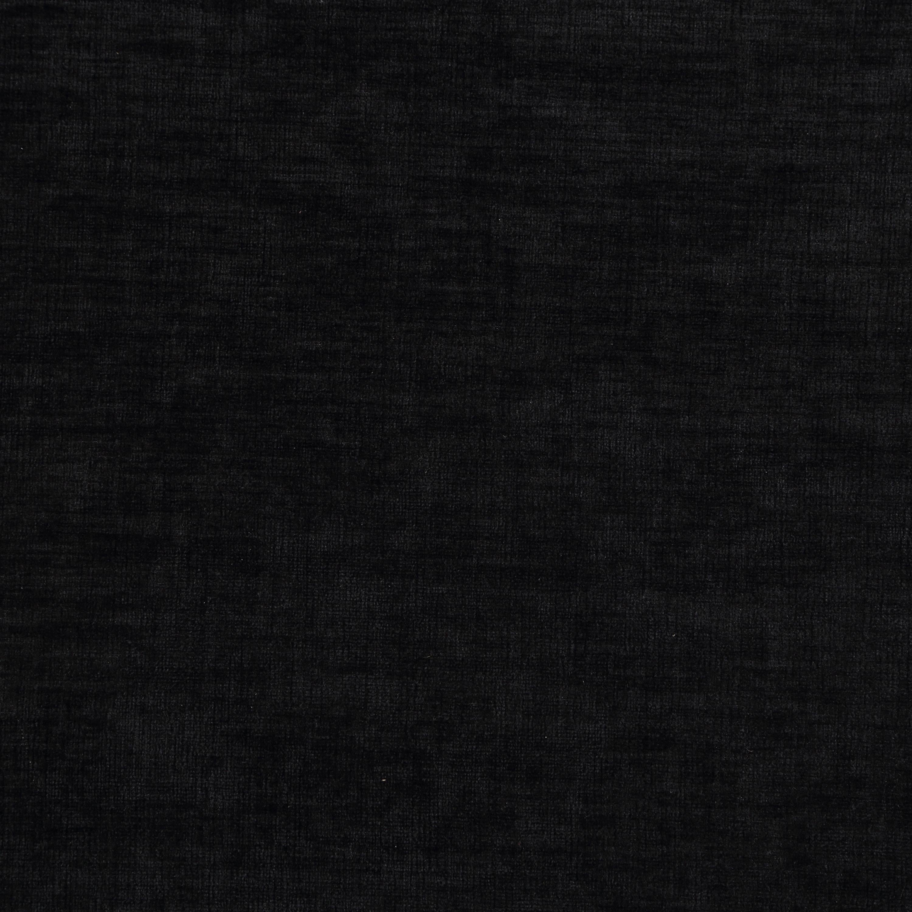Meridian Edison Black Chenille Fabric Bench