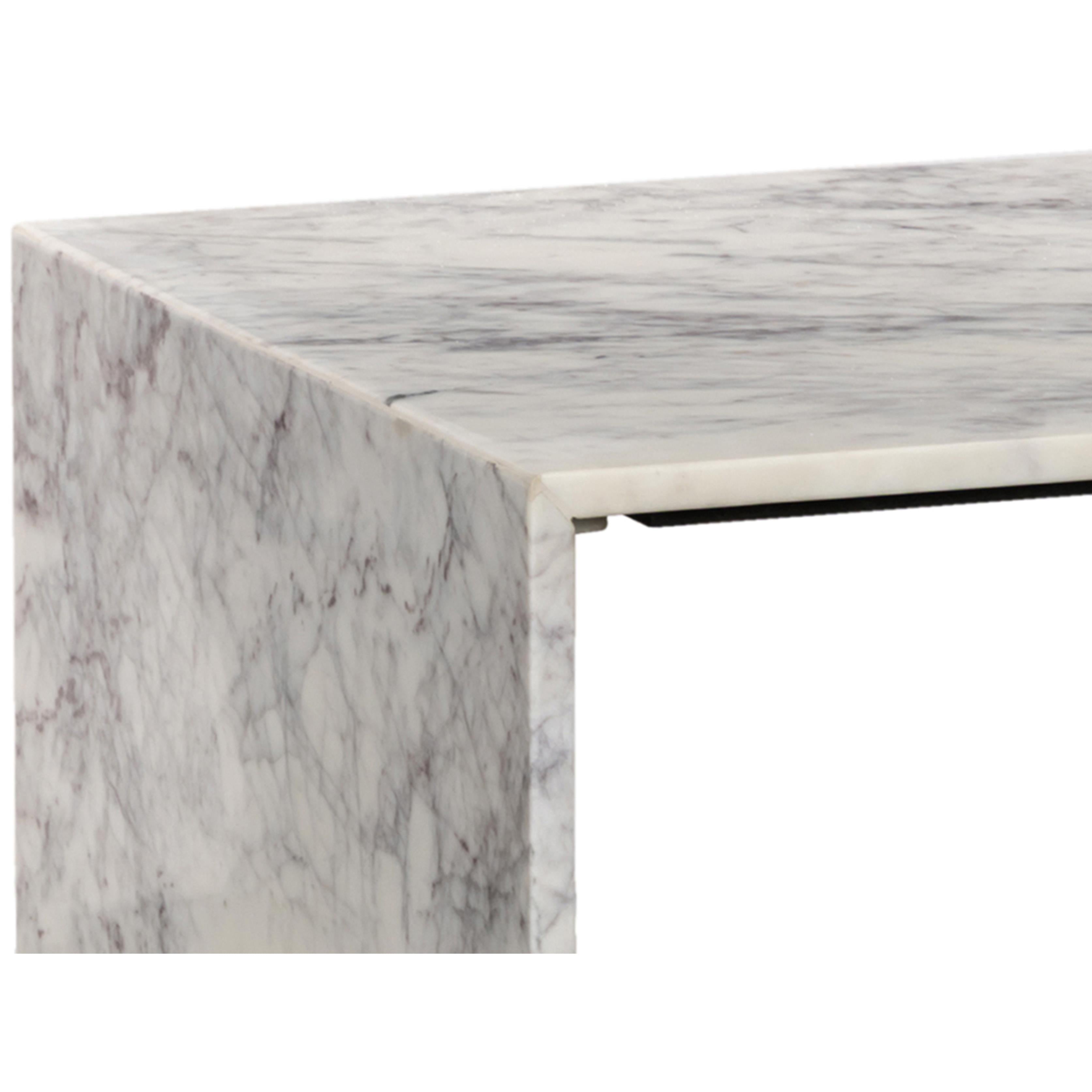 Meridian Canova White End Table