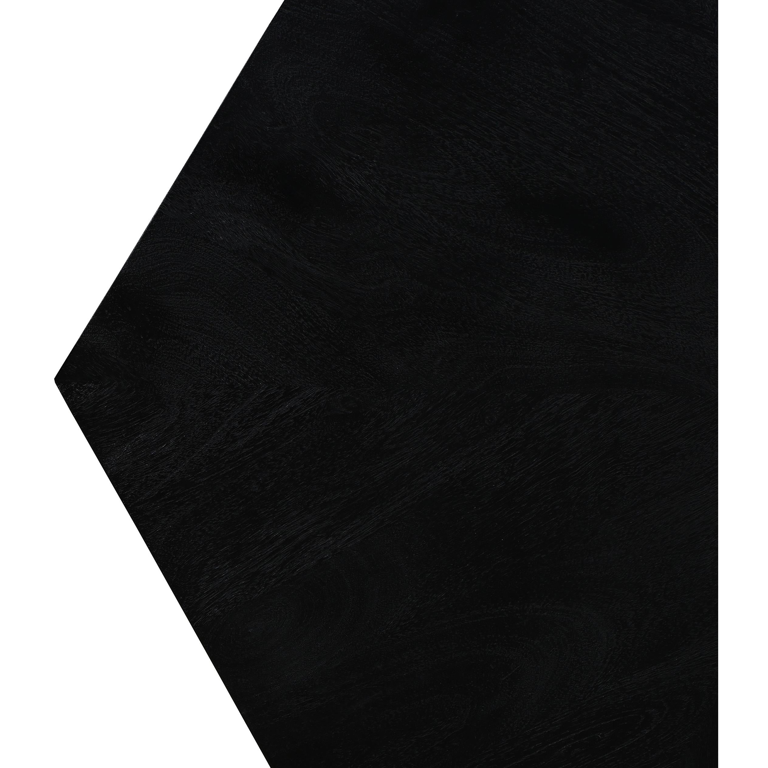 Meridian Diamante Black End Table