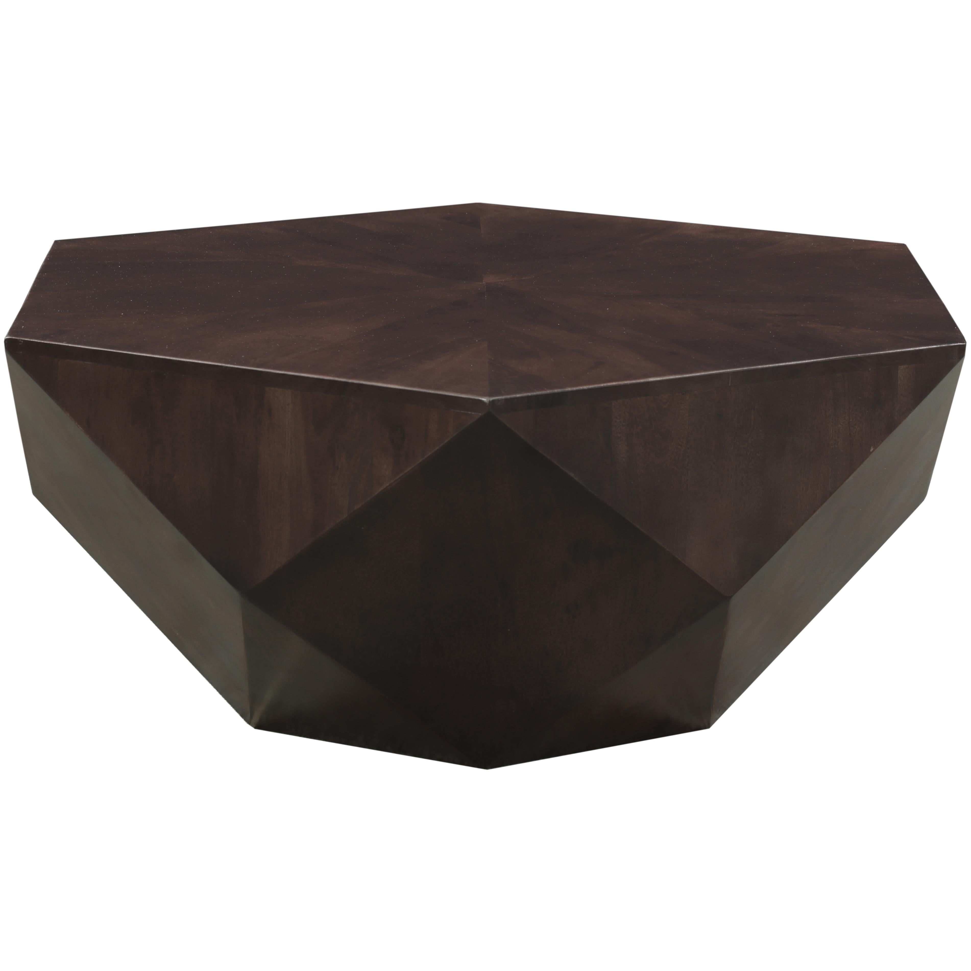 Meridian Diamante Brown Coffee Table