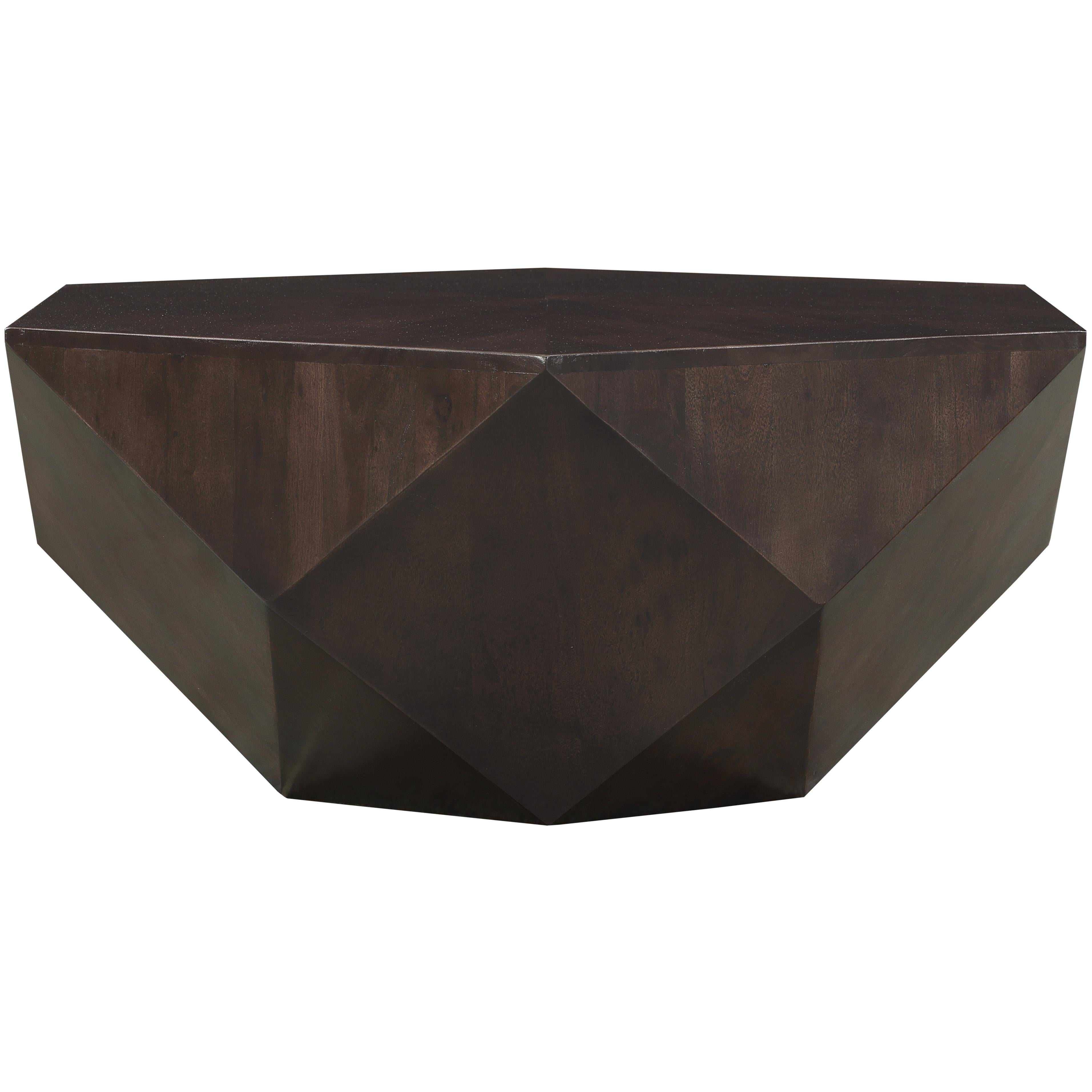 Meridian Diamante Brown Coffee Table