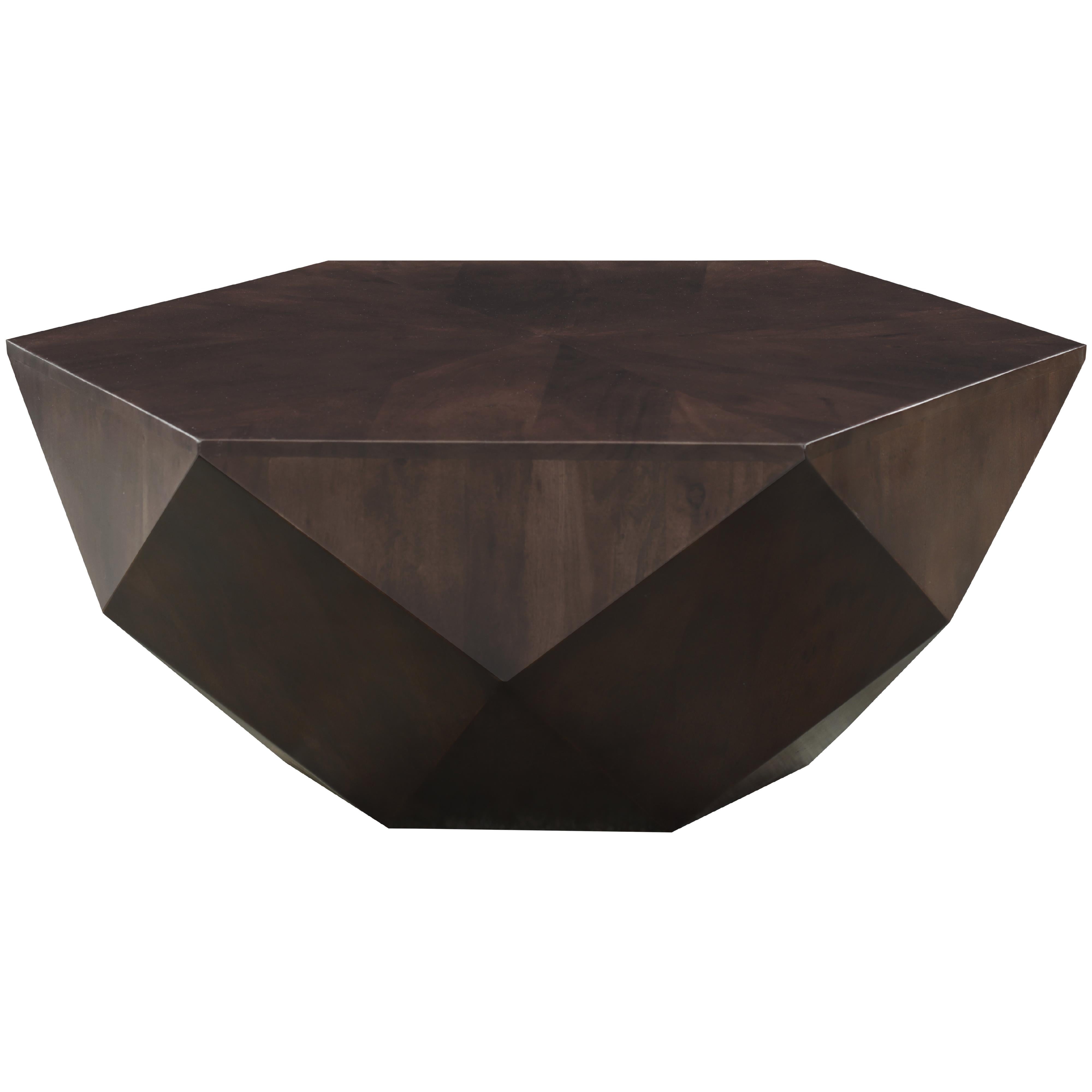 Meridian Diamante Brown Coffee Table