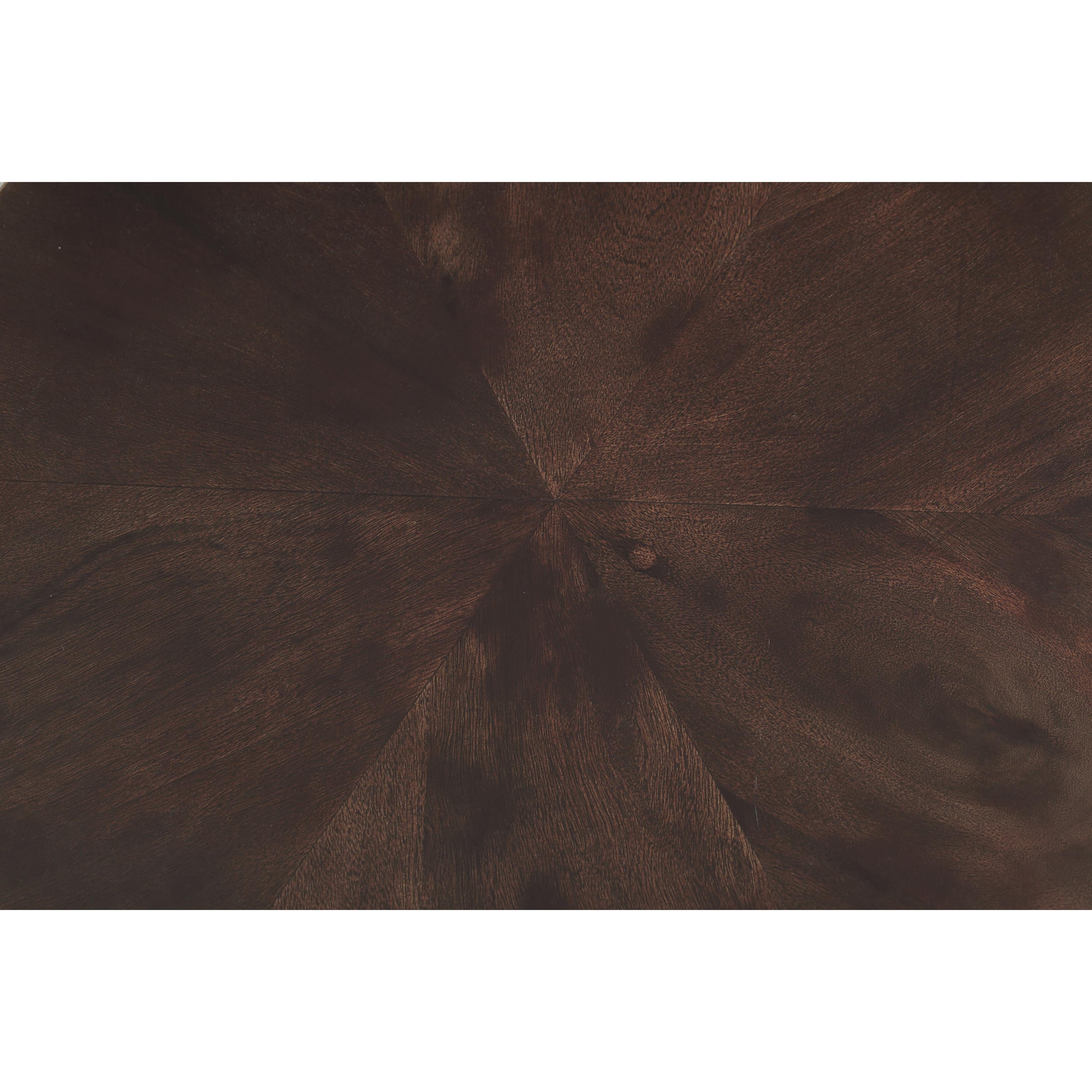 Meridian Diamante Brown End Table