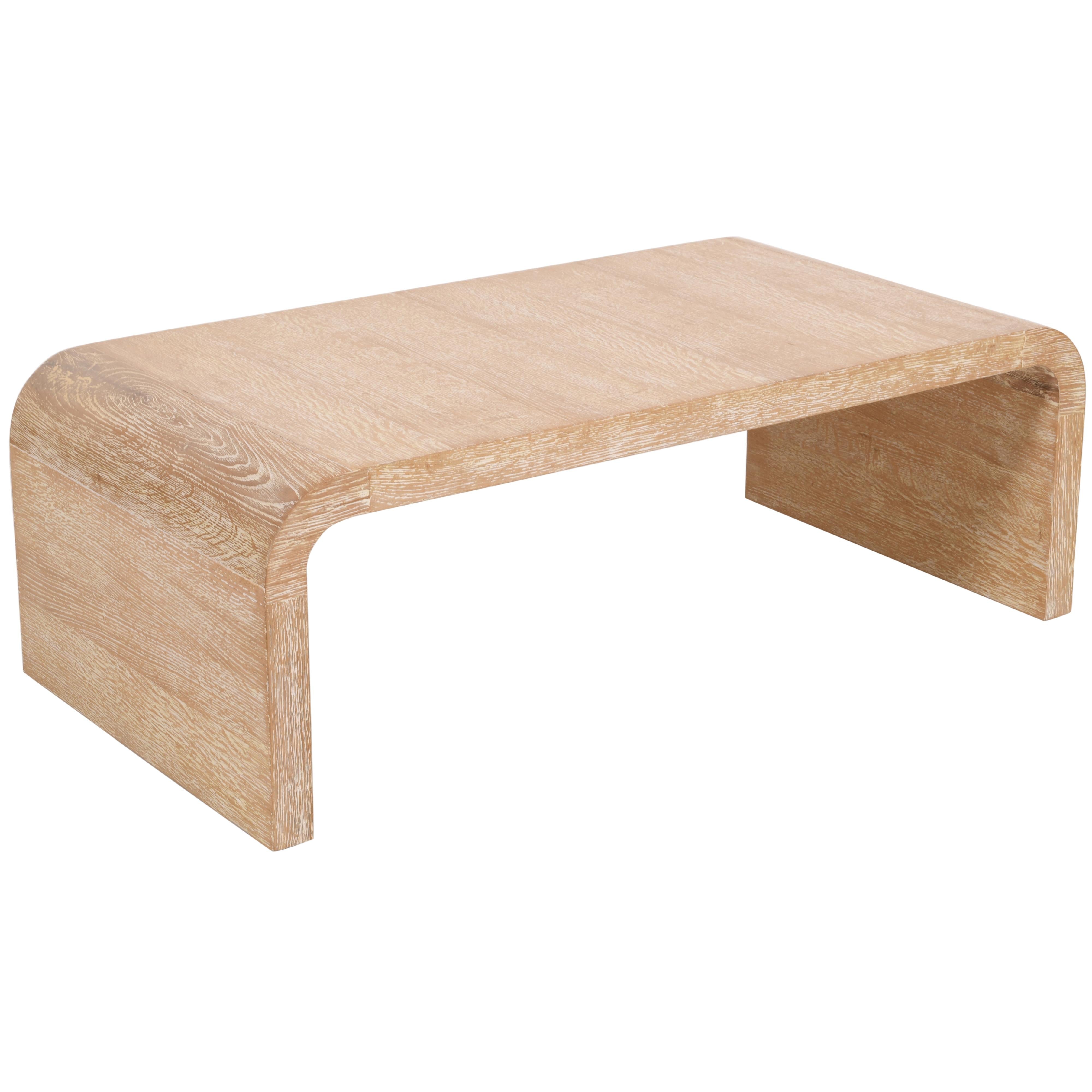 Meridian Cresthill White Oak Coffee Table
