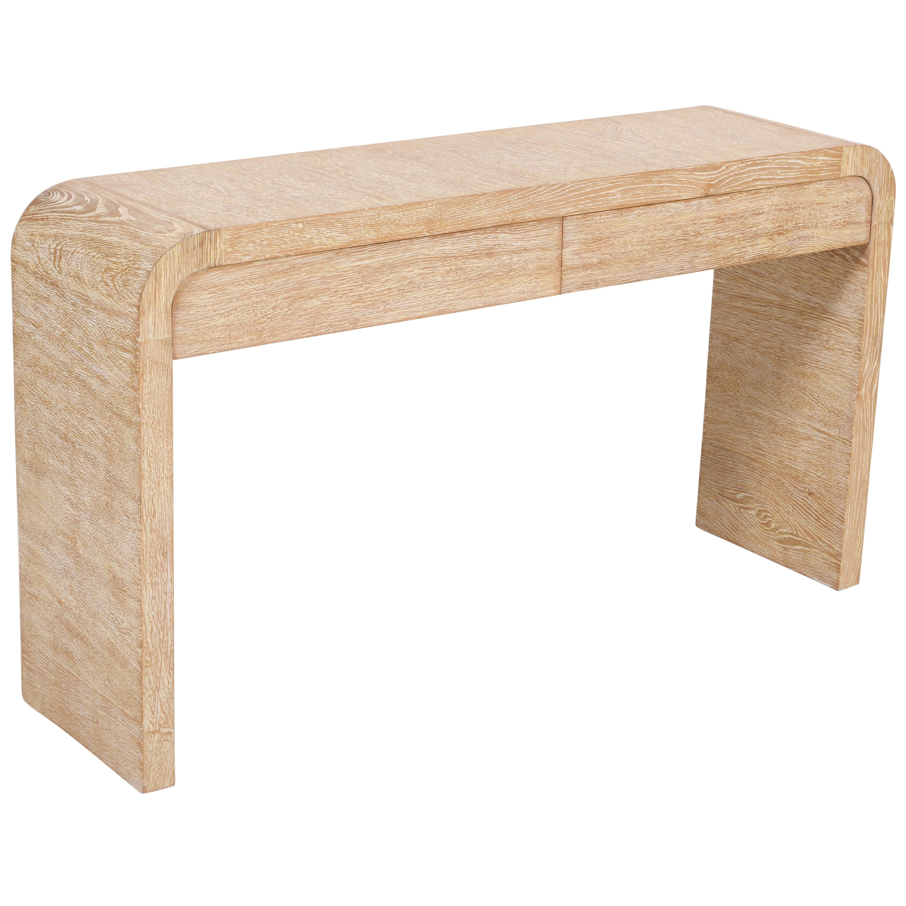 Meridian Cresthill White Oak Console Table