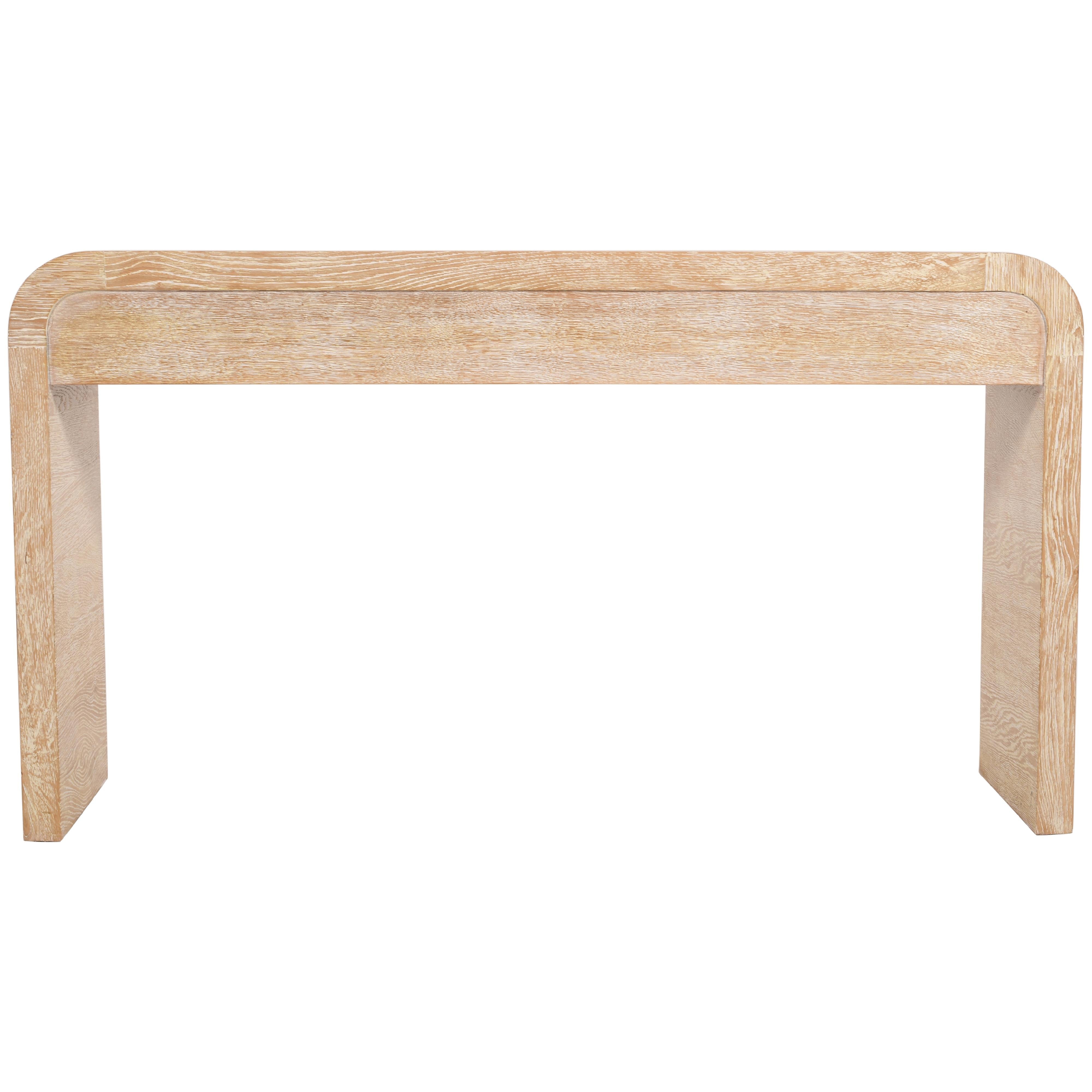 Meridian Cresthill White Oak Console Table