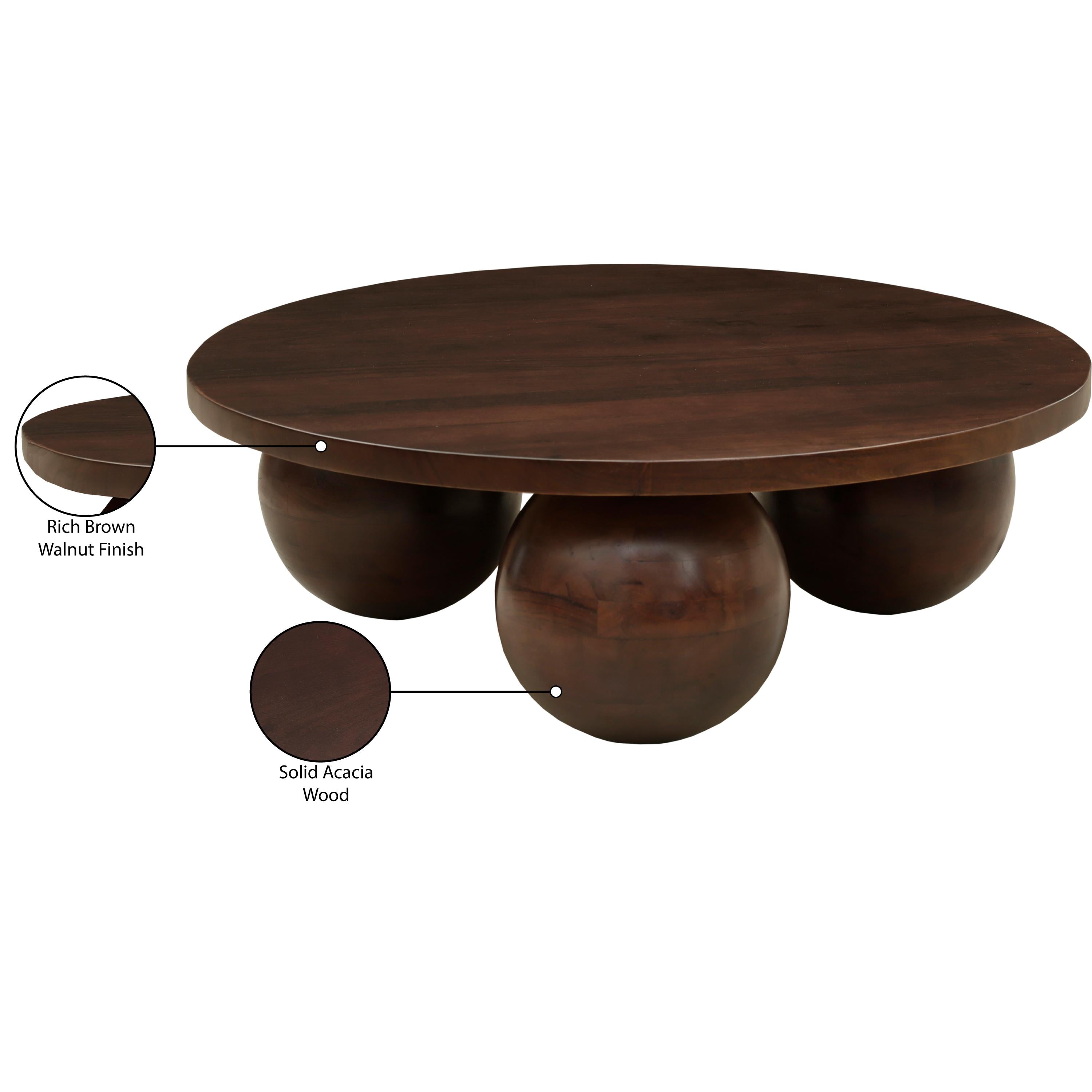 Meridian Spherical Brown Coffee Table