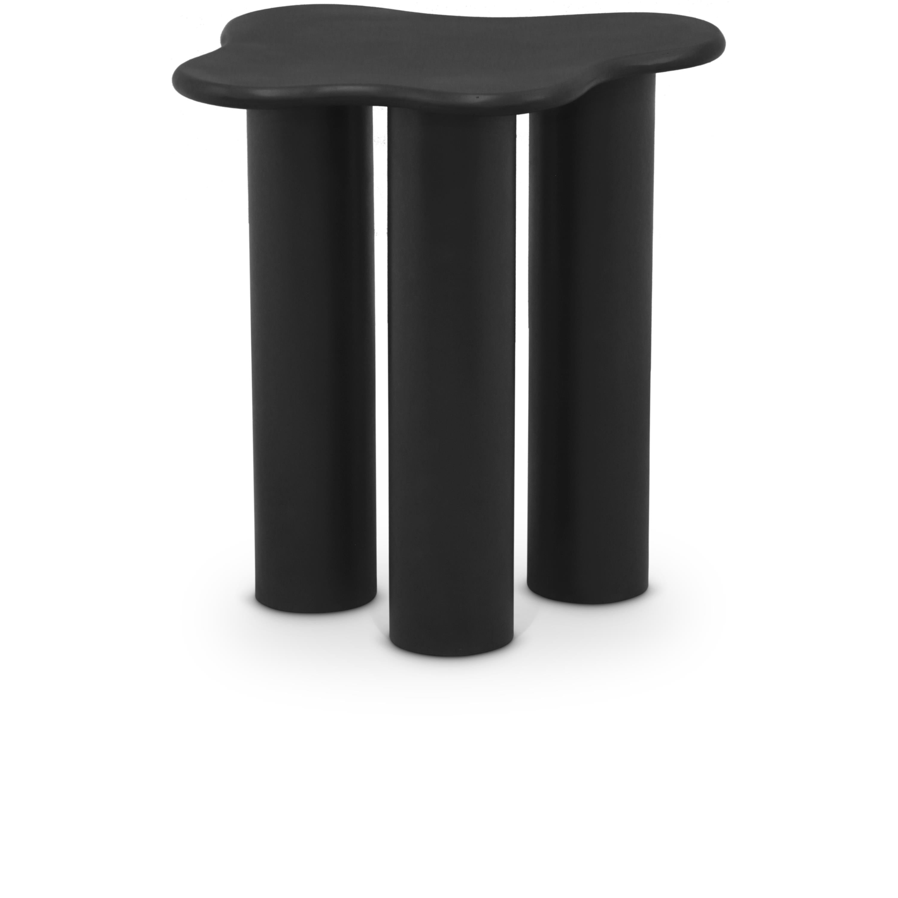 Meridian Romaine Black End Table