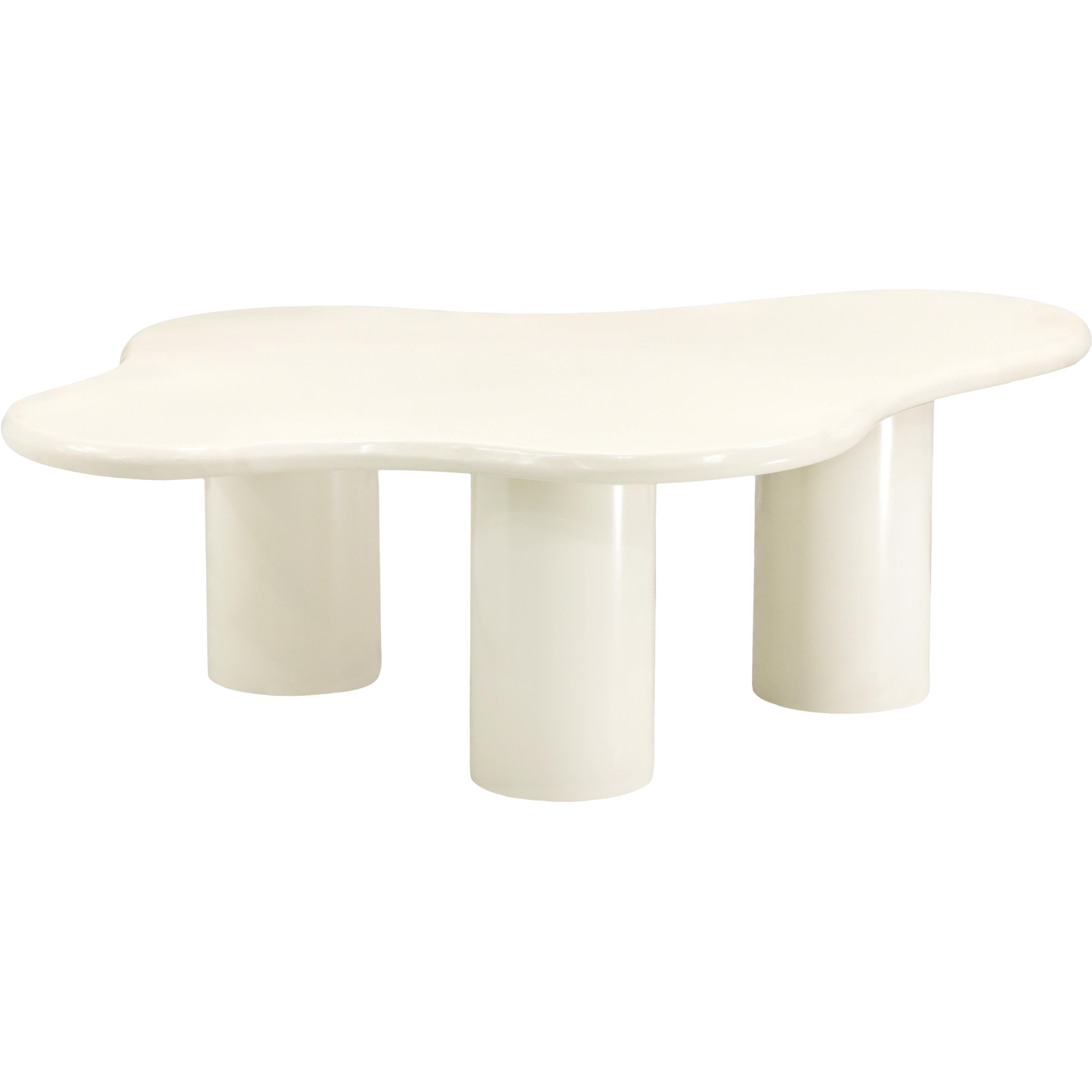 Meridian Romaine Cream Coffee Table
