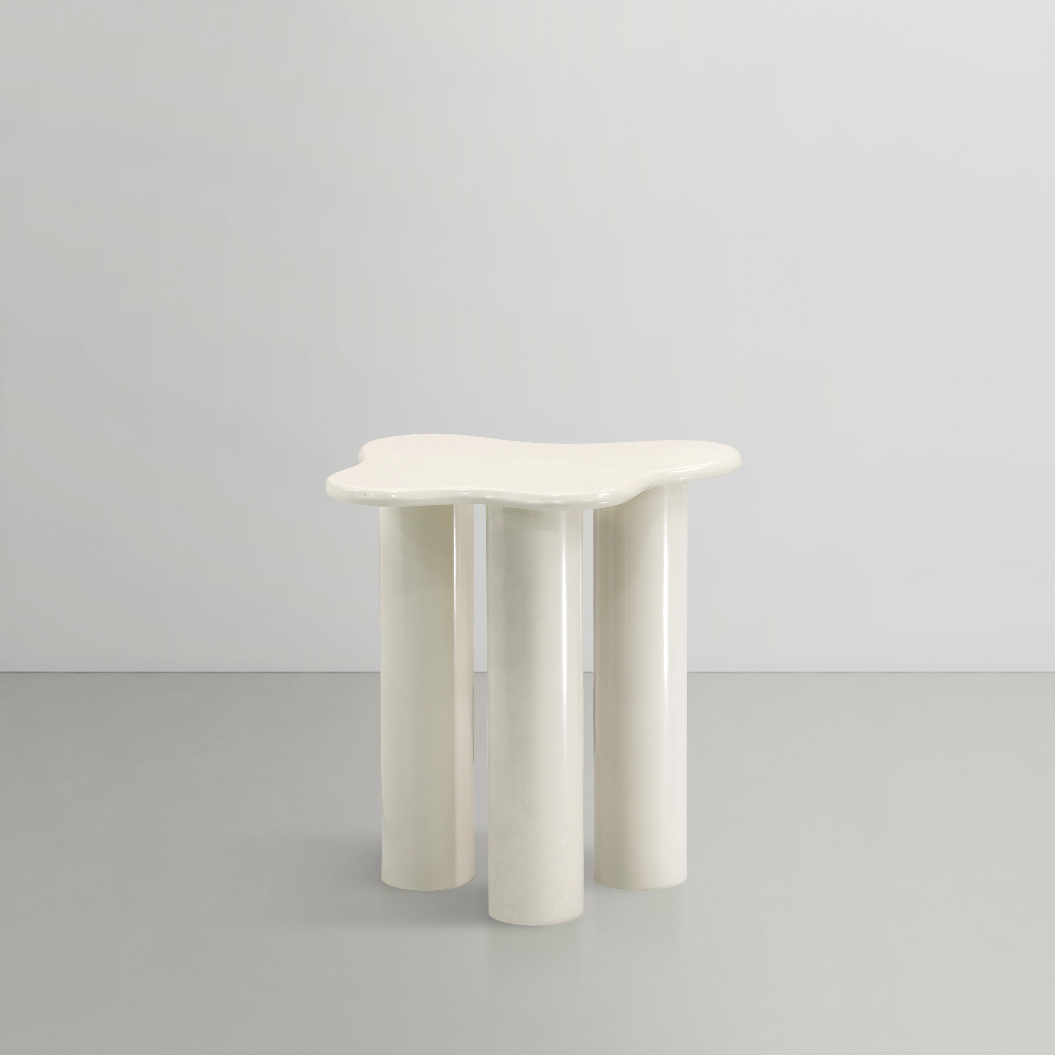 Meridian Romaine Cream End Table
