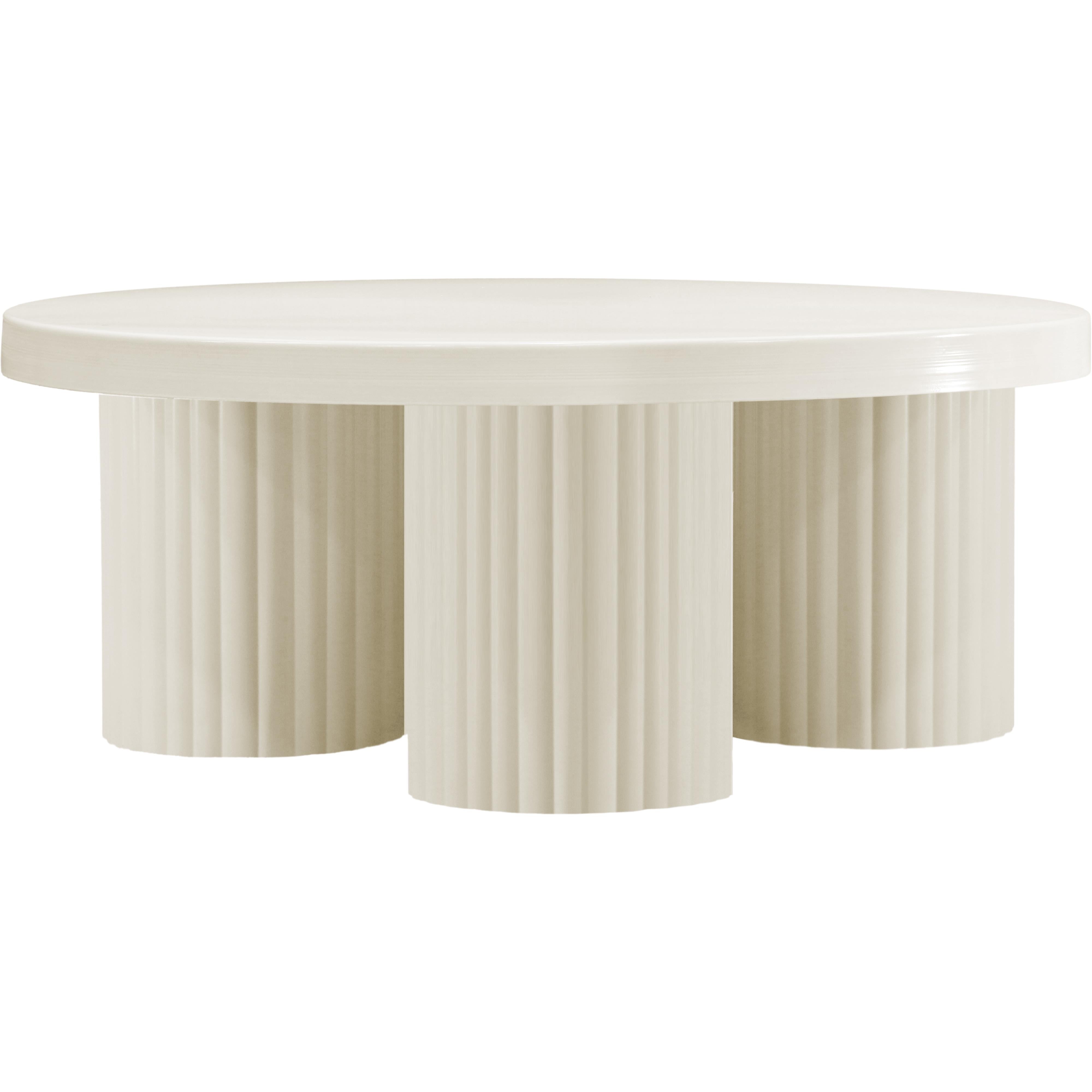 Meridian Rhodes Cream Coffee Table