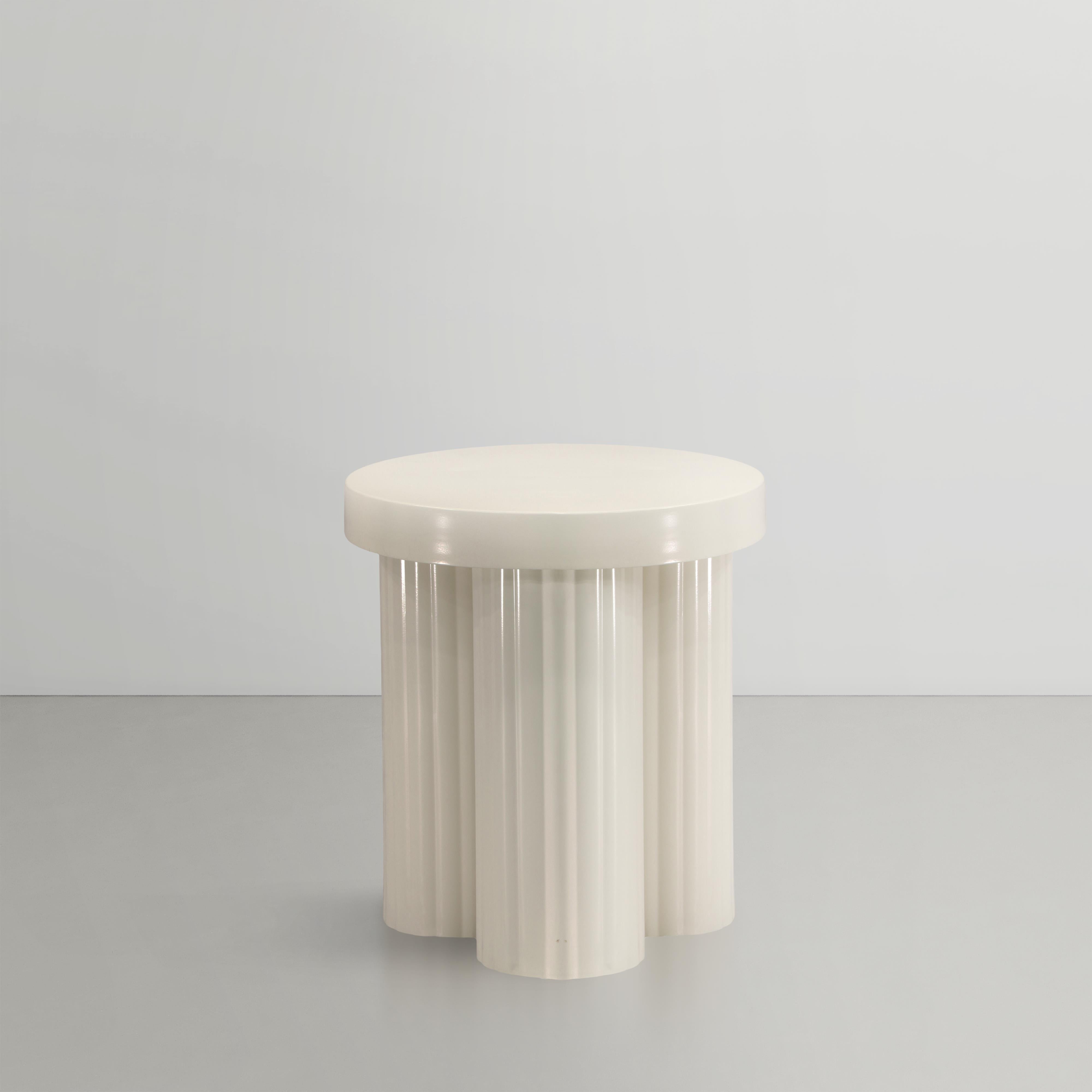 Meridian Rhodes Cream End Table