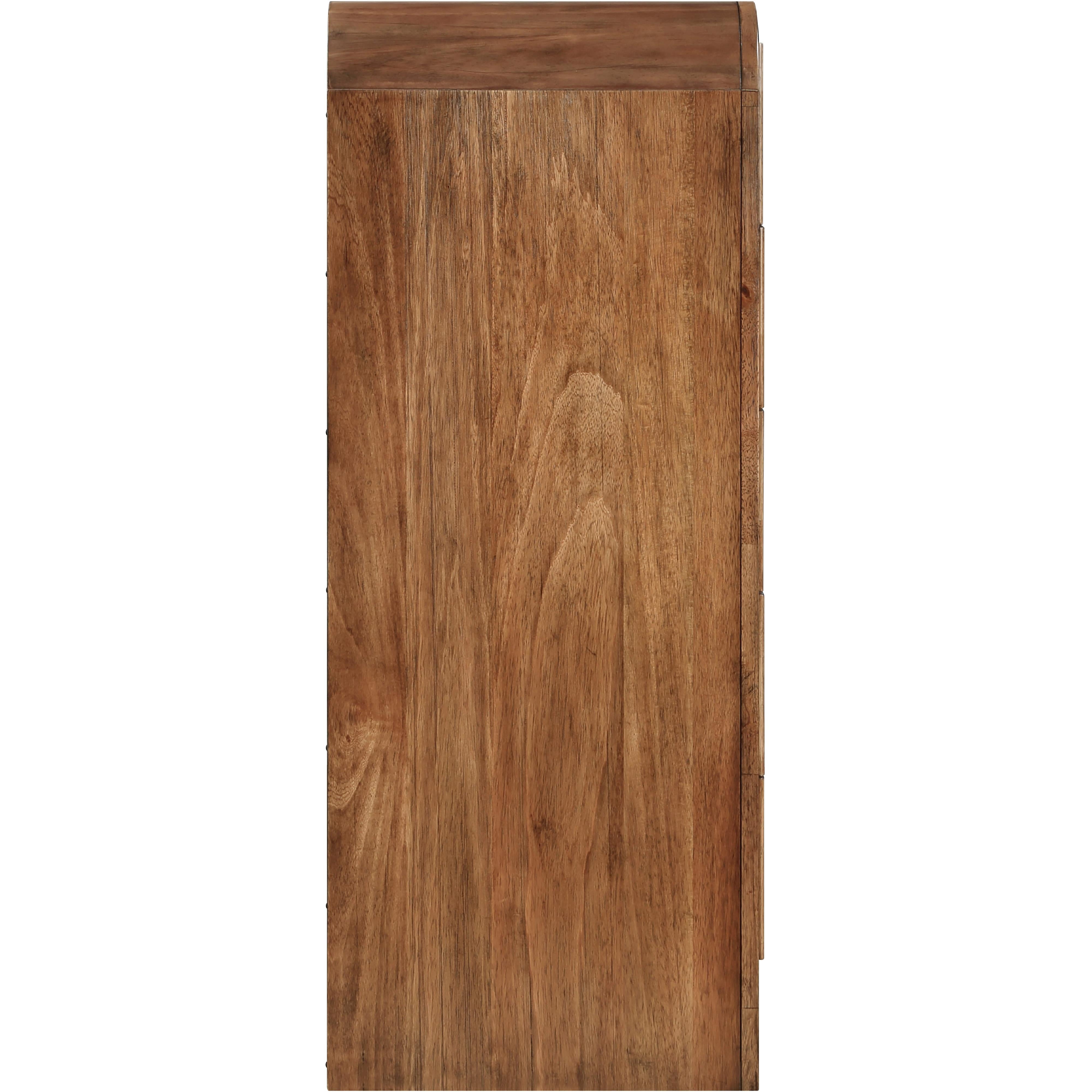 Meridian Fluted Walnut Chest