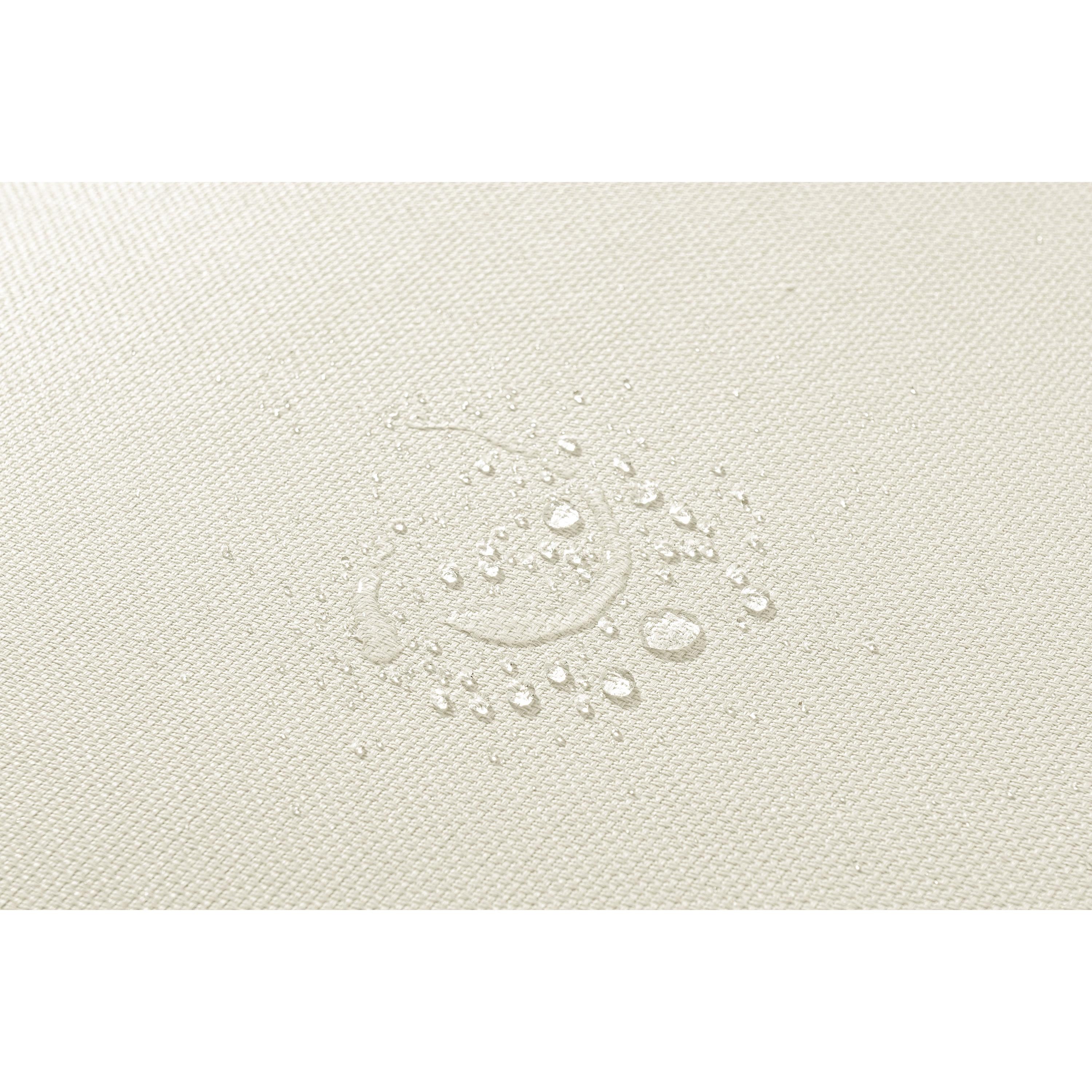 Meridian Maldives Cream Water Resistant Fabric Outdoor Patio Sectional (3 Boxes)