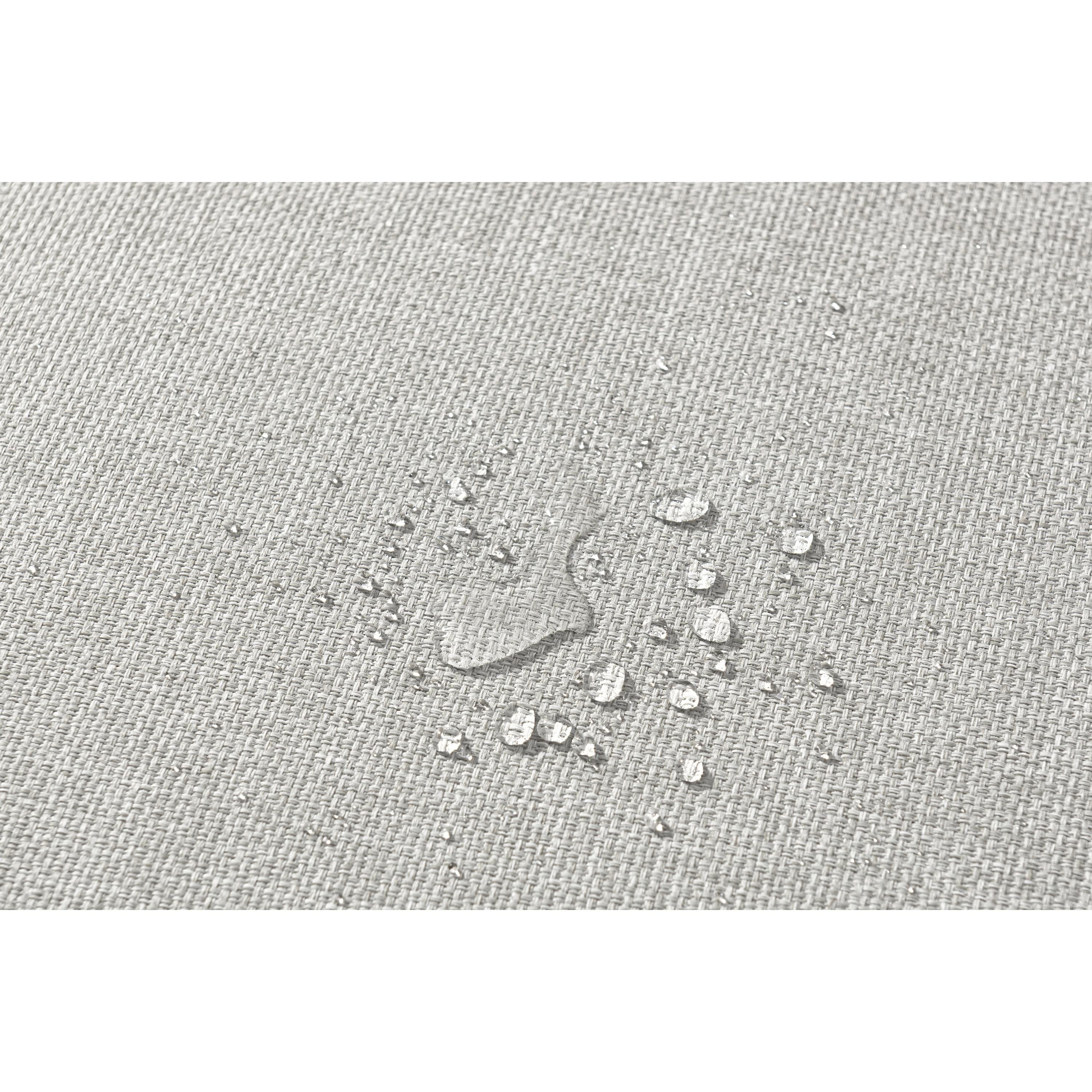 Meridian Maldives Grey Water Resistant Fabric Outdoor Patio Armless Chair