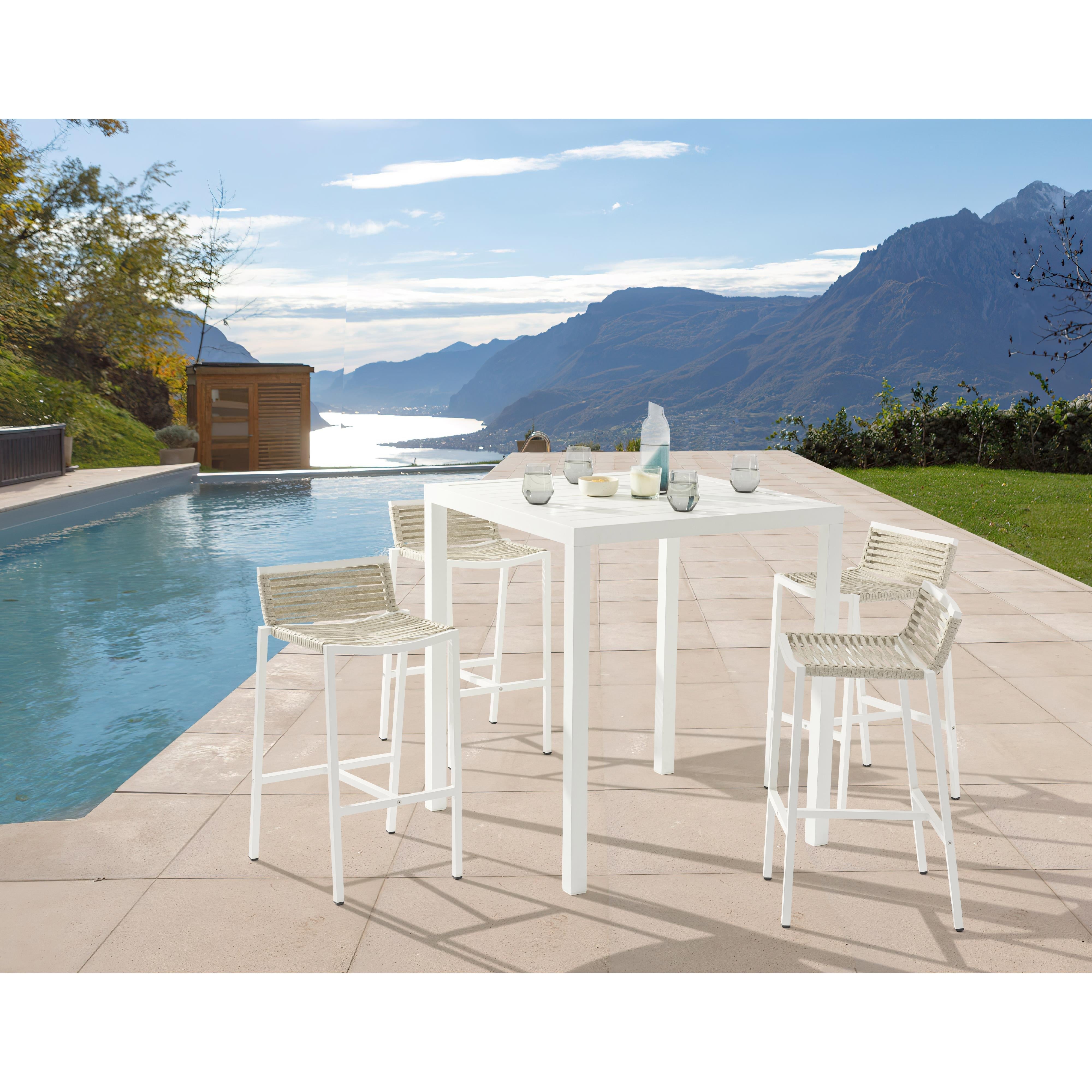 Meridian Maldives Outdoor Patio Square Bar Table