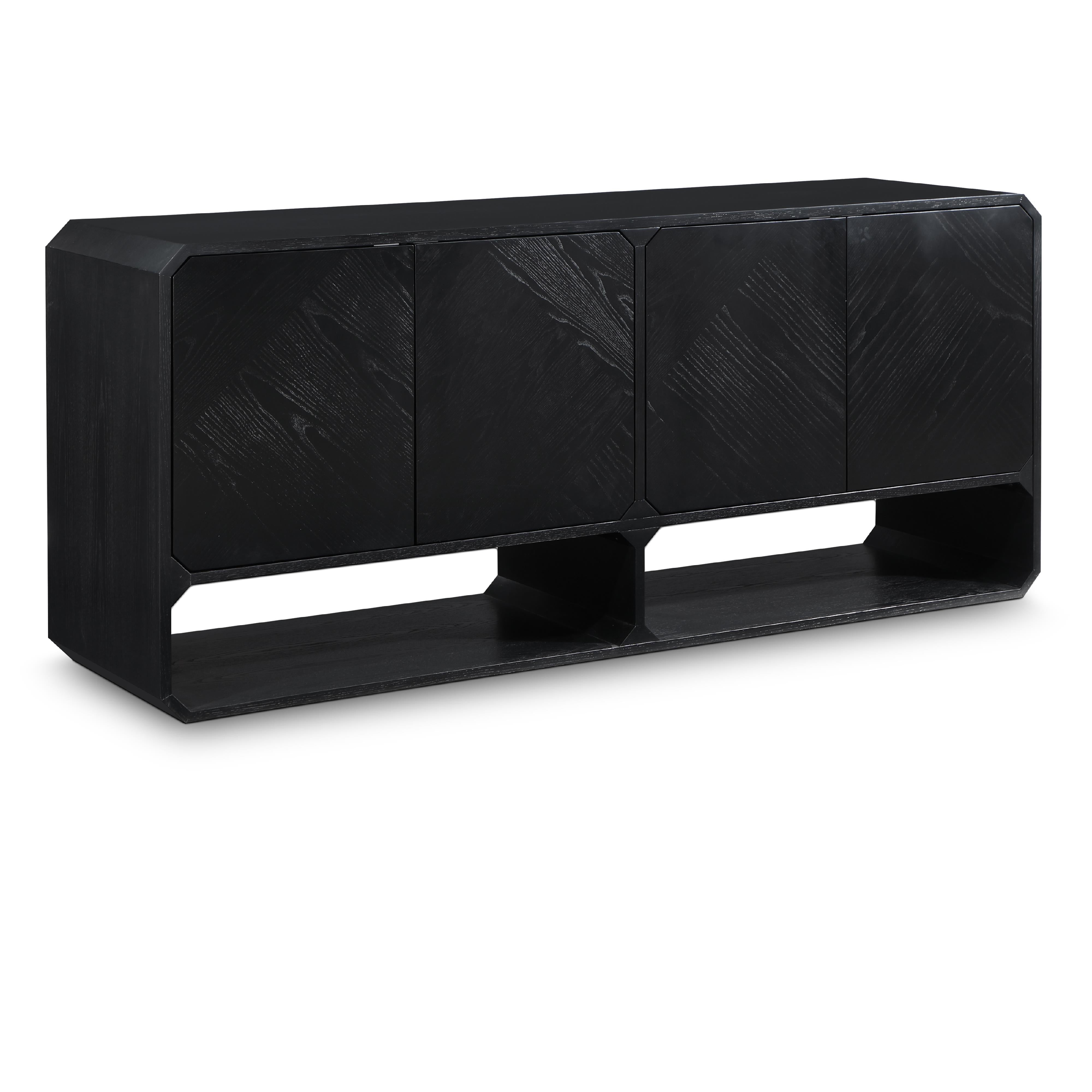 Meridian Parker Black Sideboard/Buffet
