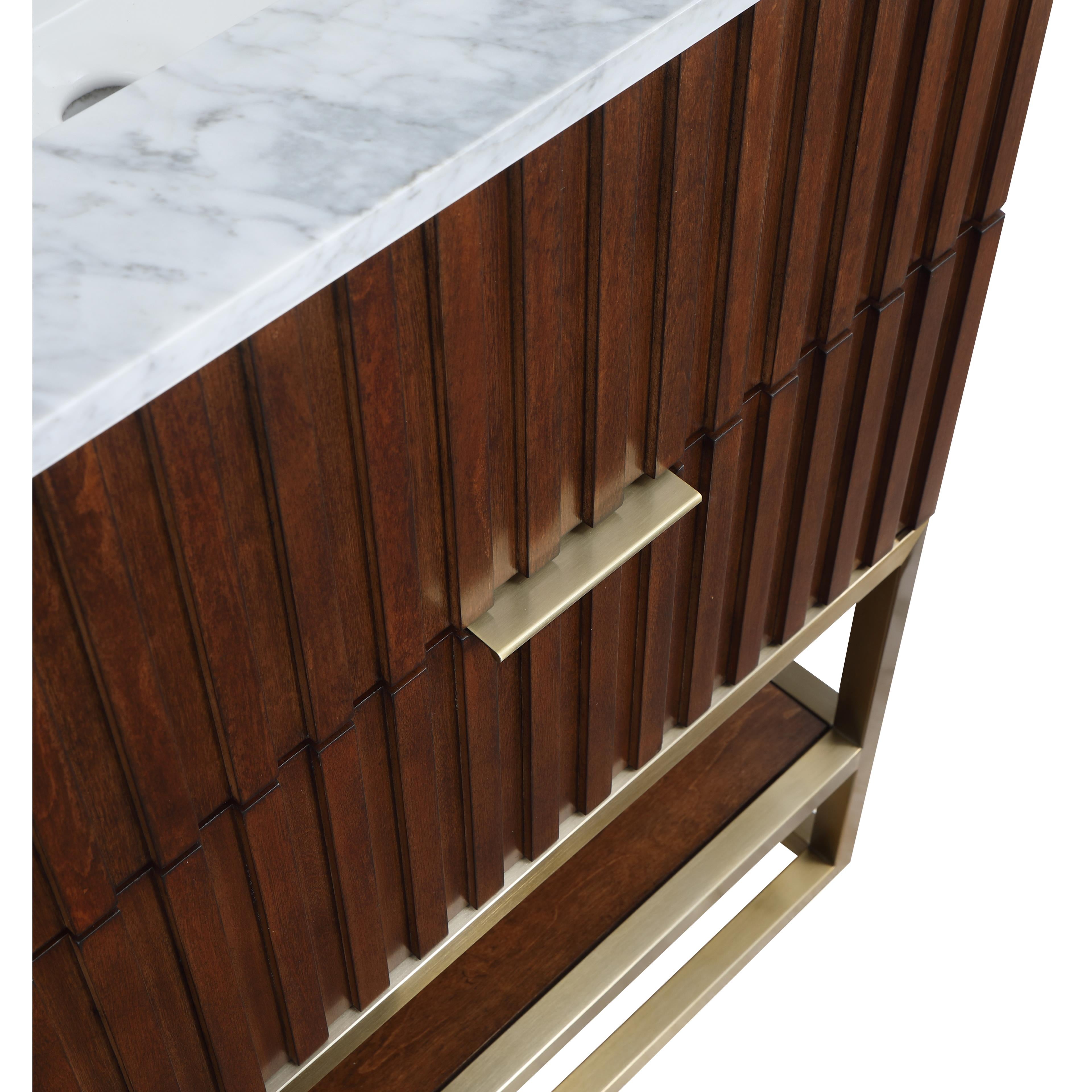 Meridian Monad Walnut Bathroom Vanity