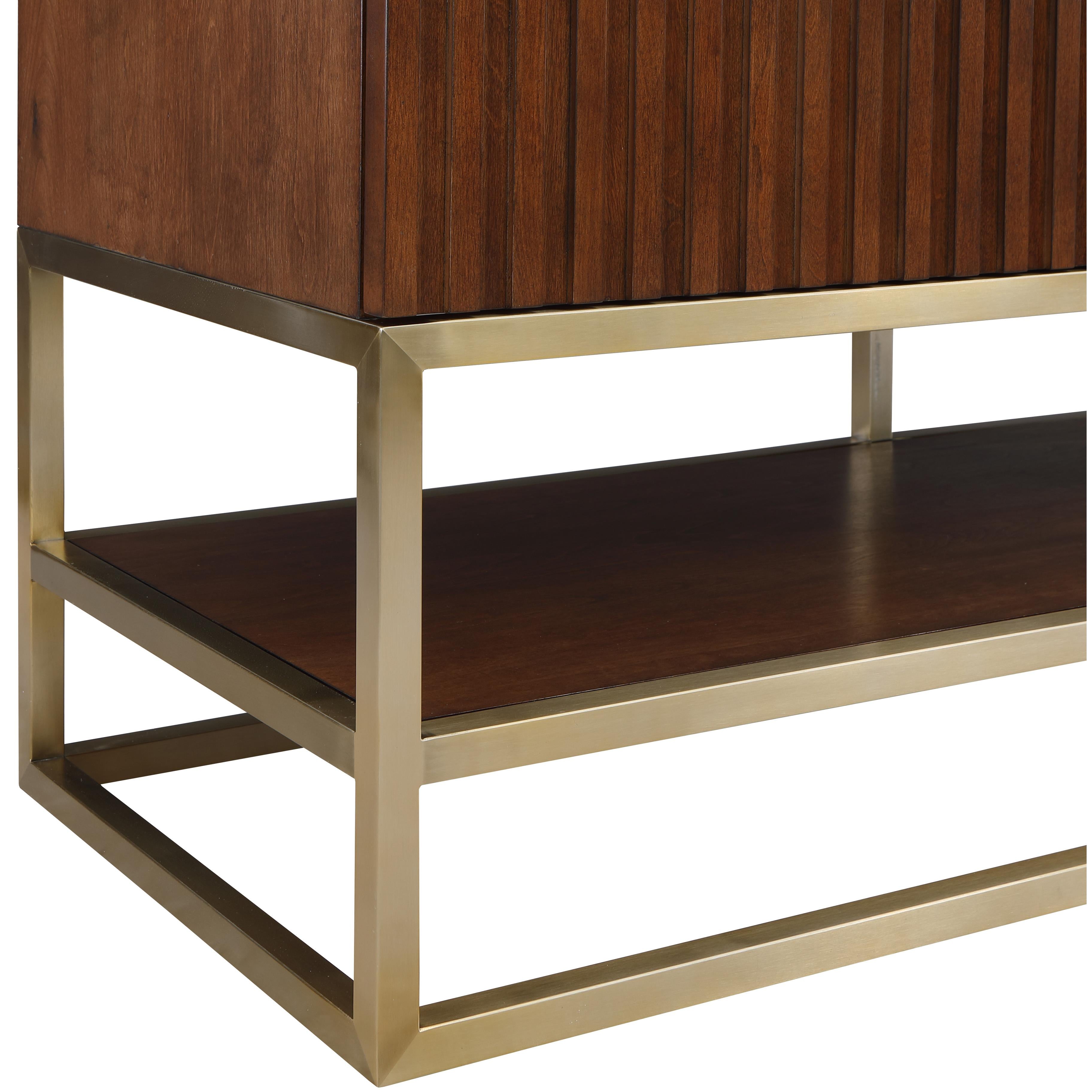 Meridian Monad Walnut Bathroom Vanity