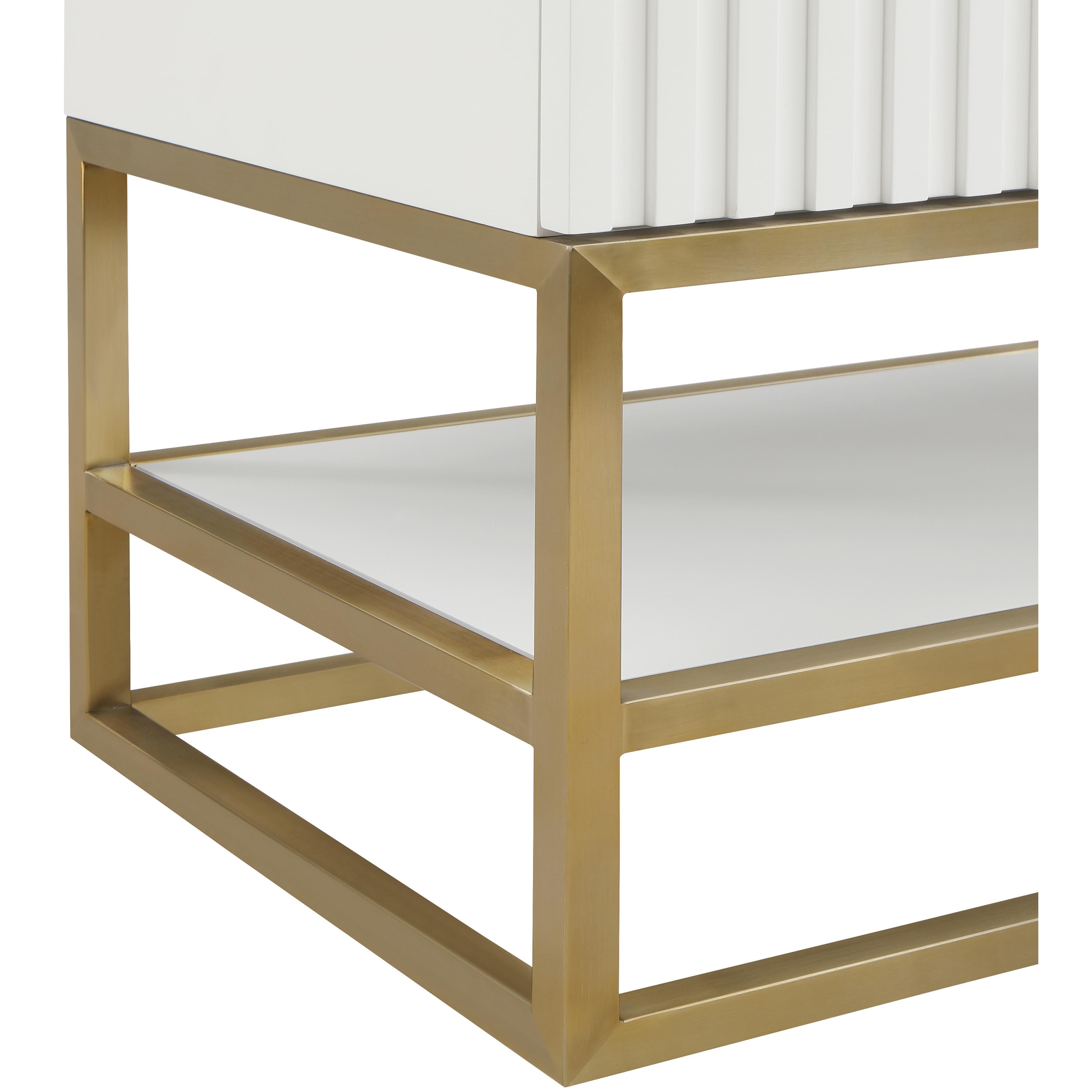 Meridian Monad White Bathroom Vanity