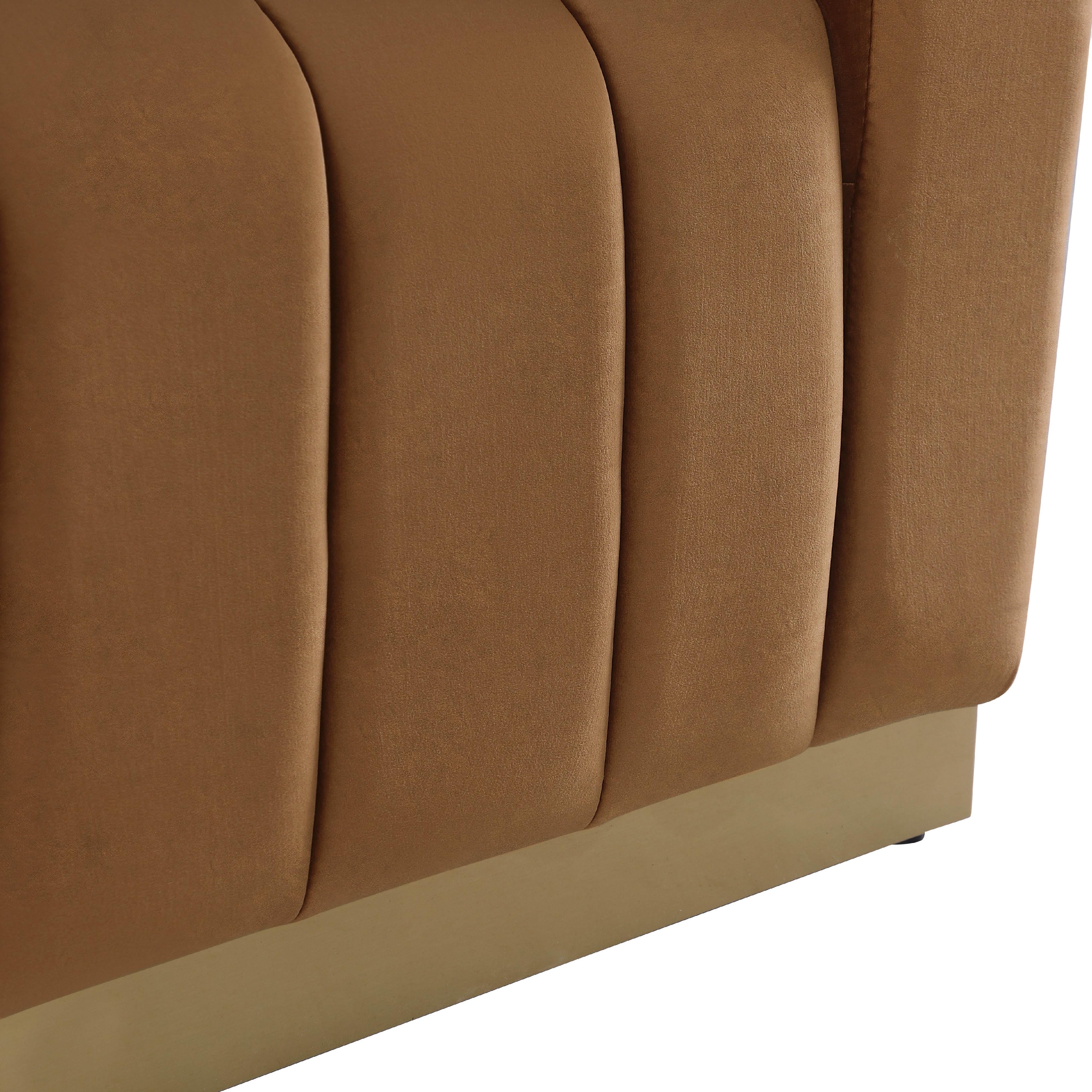 Meridian Marlon Saddle Velvet Chair