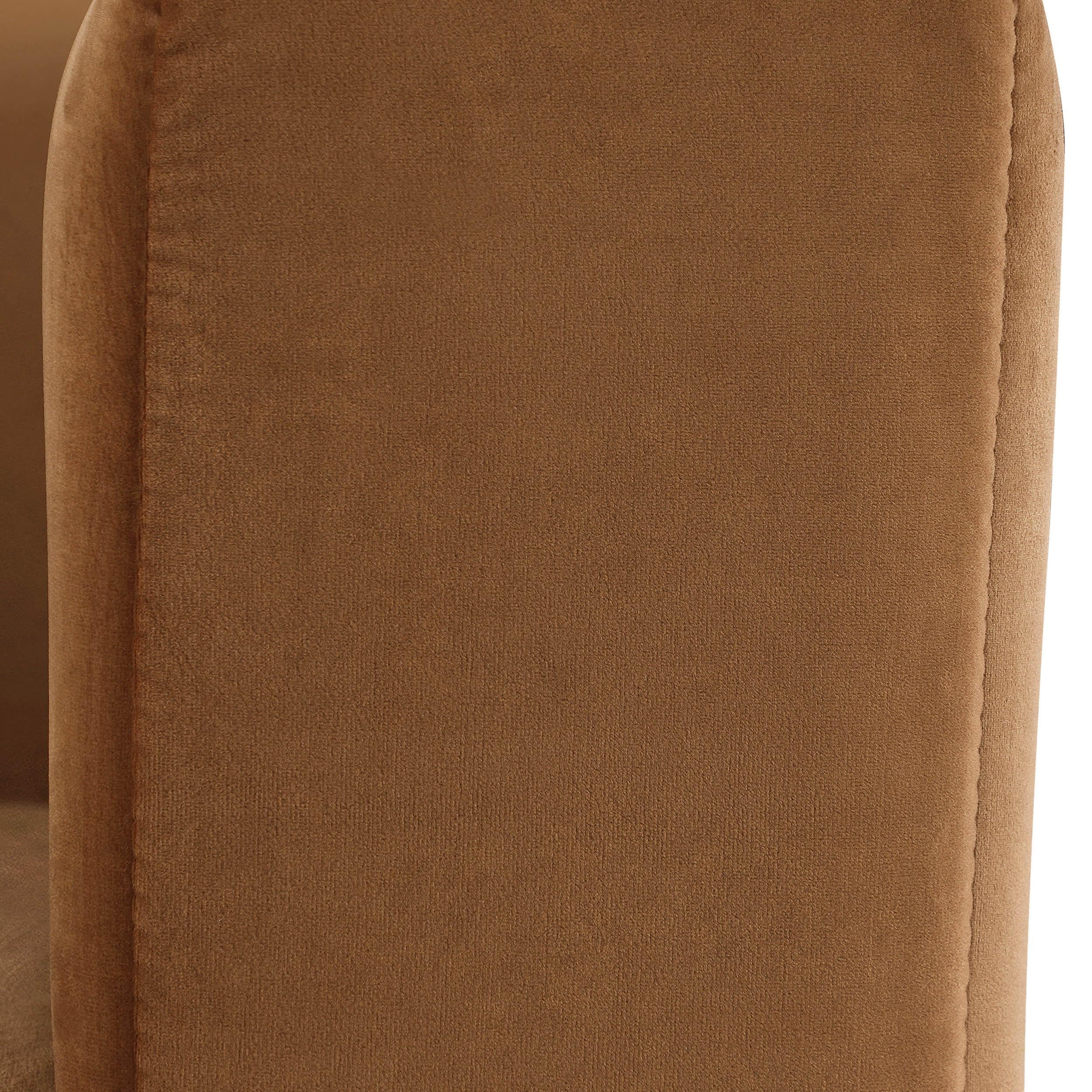 Meridian Marlon Saddle Velvet Chair