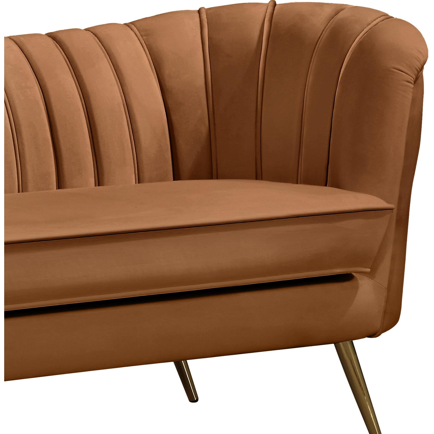 Meridian Margo Saddle Velvet Chair