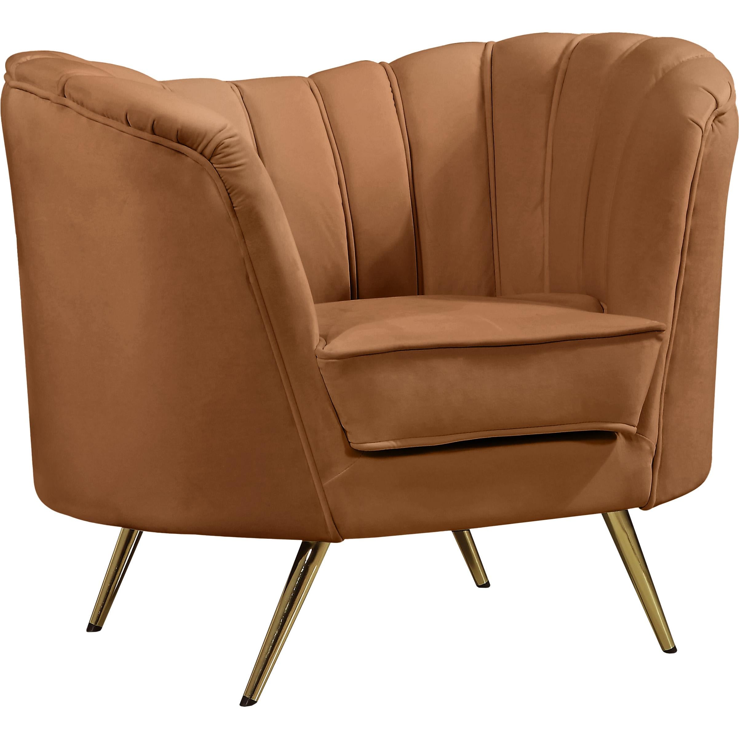 Meridian Margo Saddle Velvet Chair
