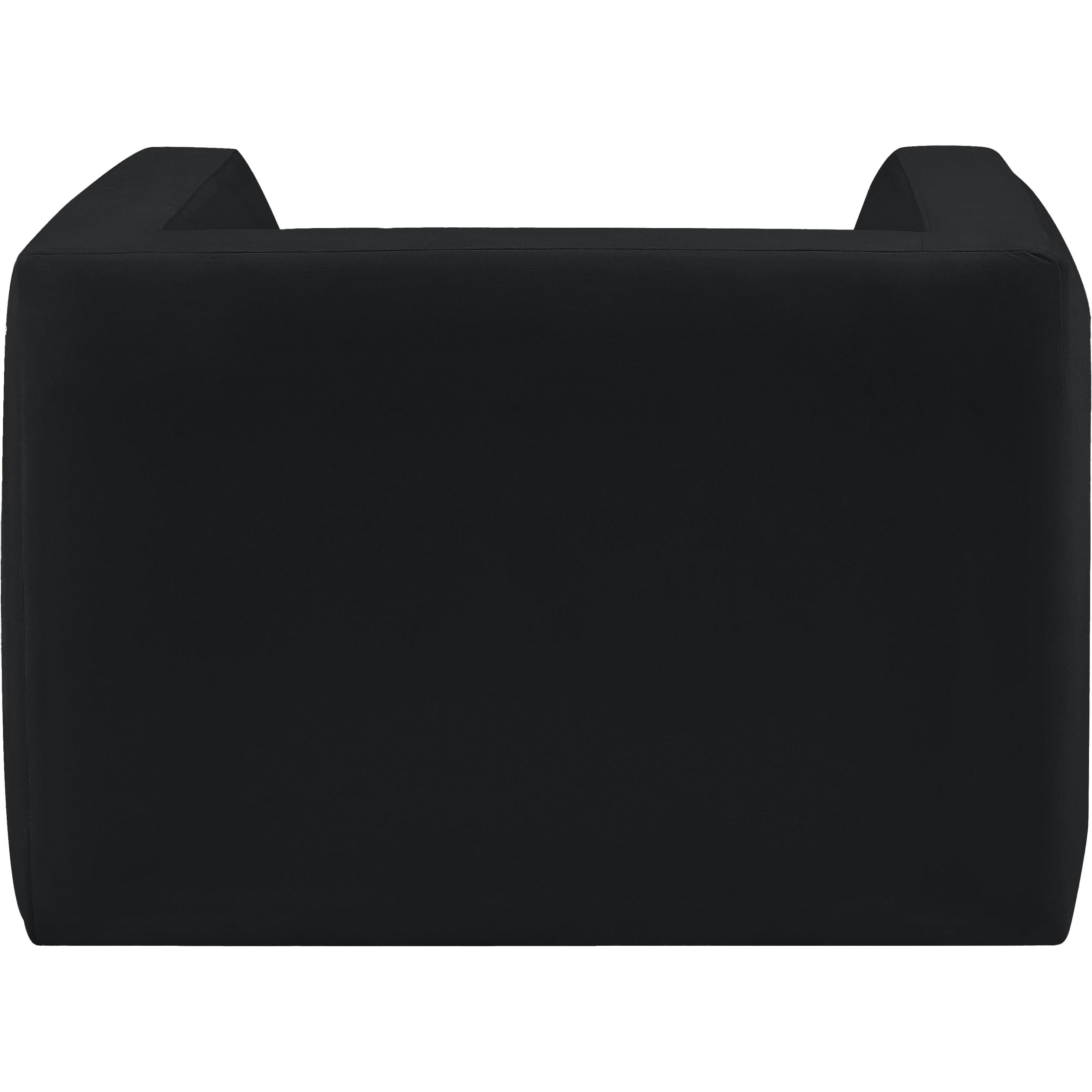 Meridian Henson Black Velvet Chair