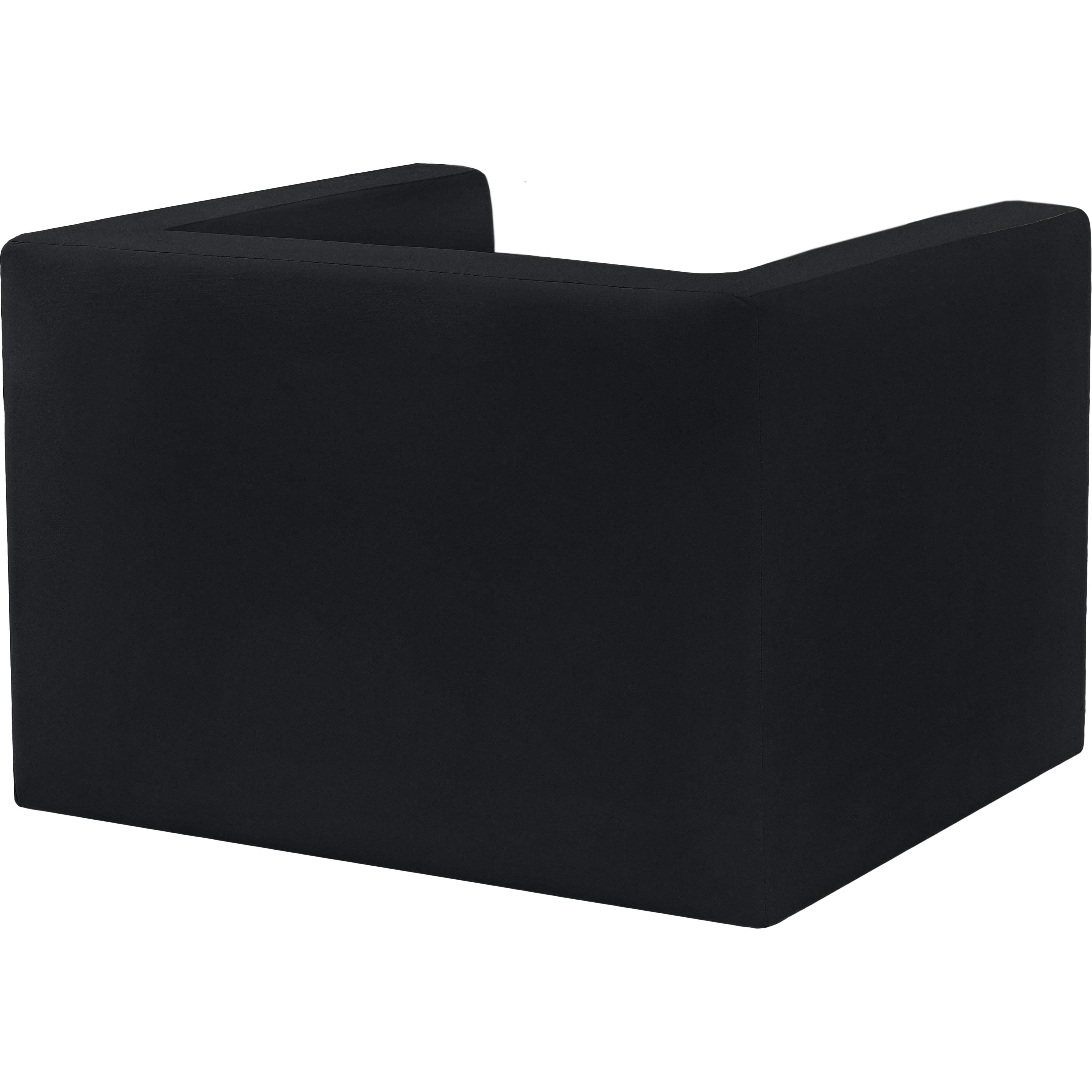 Meridian Henson Black Velvet Chair